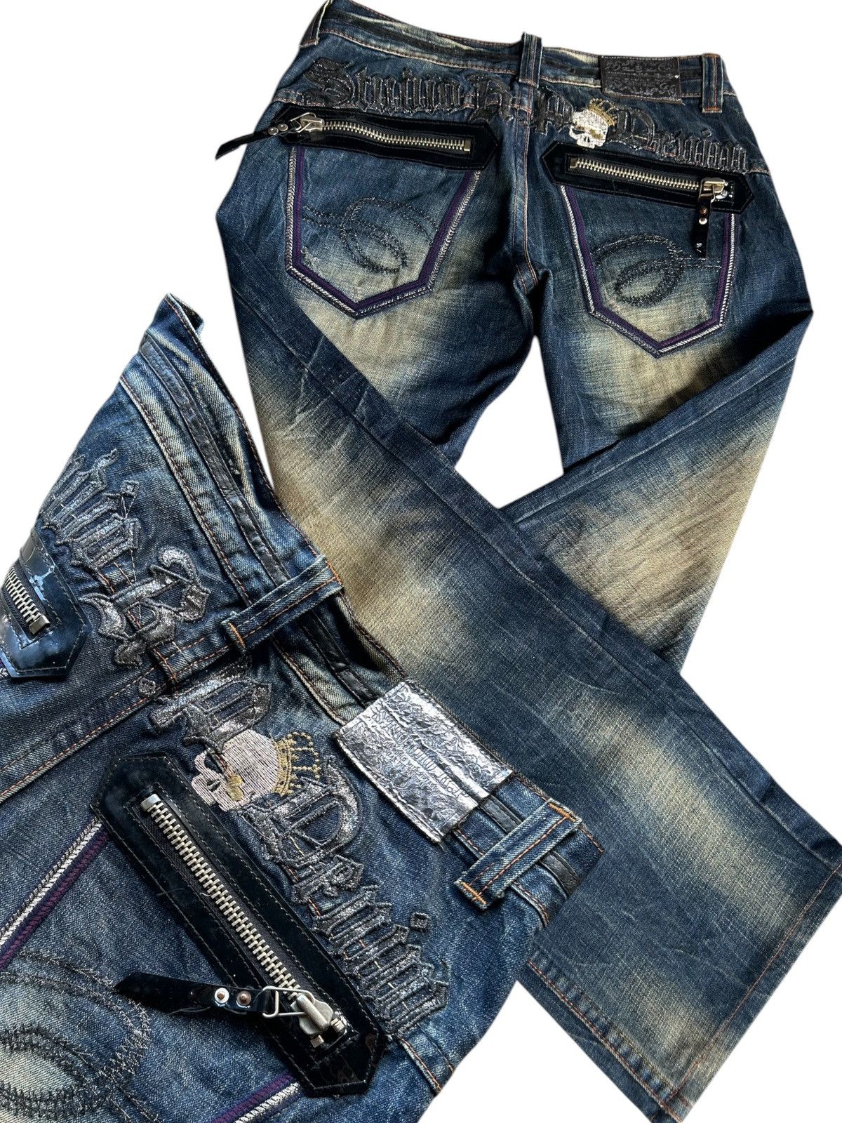Japanese Brand × Kapital × Vintage Rusty Skull Japanese Brand Studio R.P Denim Jeans Size US 32 / EU 48 - 1 Thumbnail