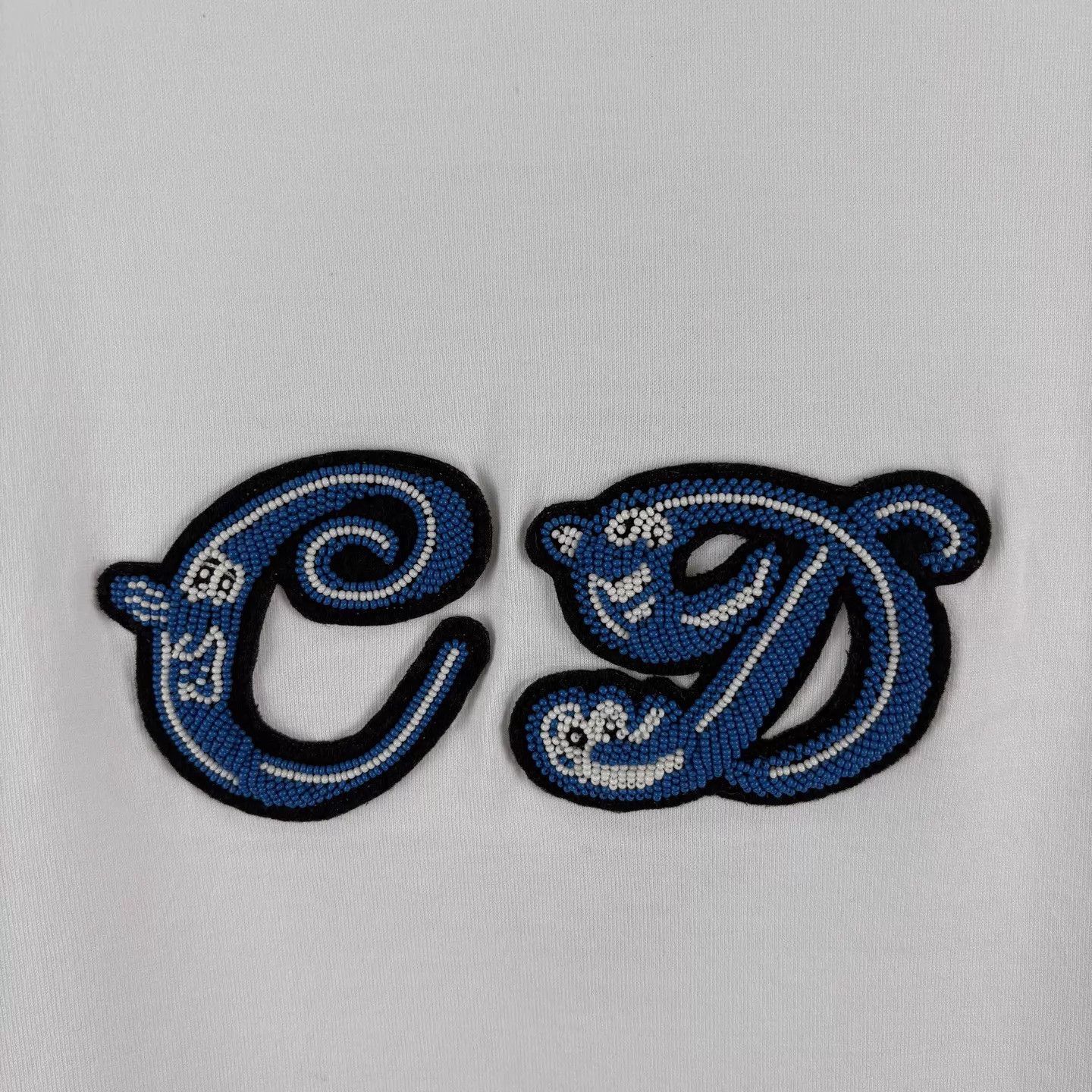 Dior Dior CD Embroidered 100% Cotton Short-Sleeve T L NWT Size US L / EU 52-54 / 3 - 4 Thumbnail