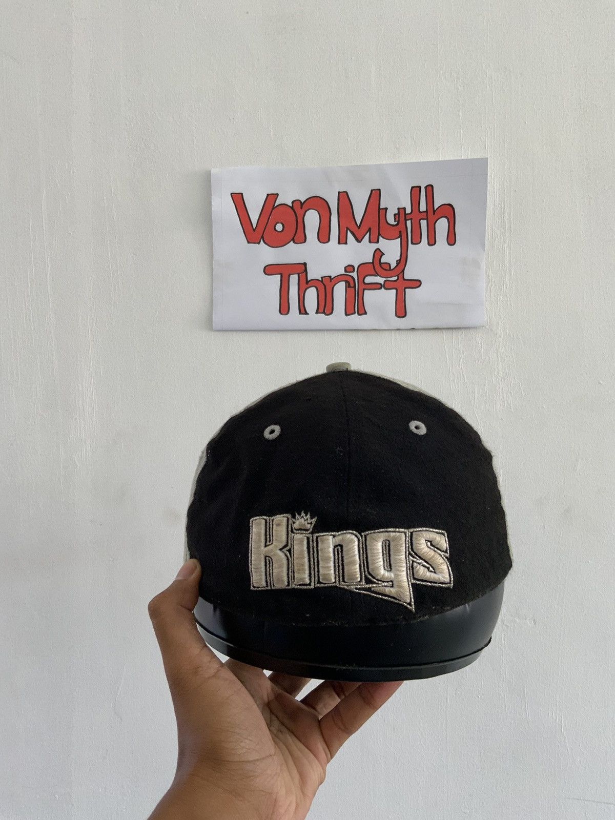 New Era New Era NBA Kings Wool Fitted Hat Size ONE SIZE - 3 Thumbnail