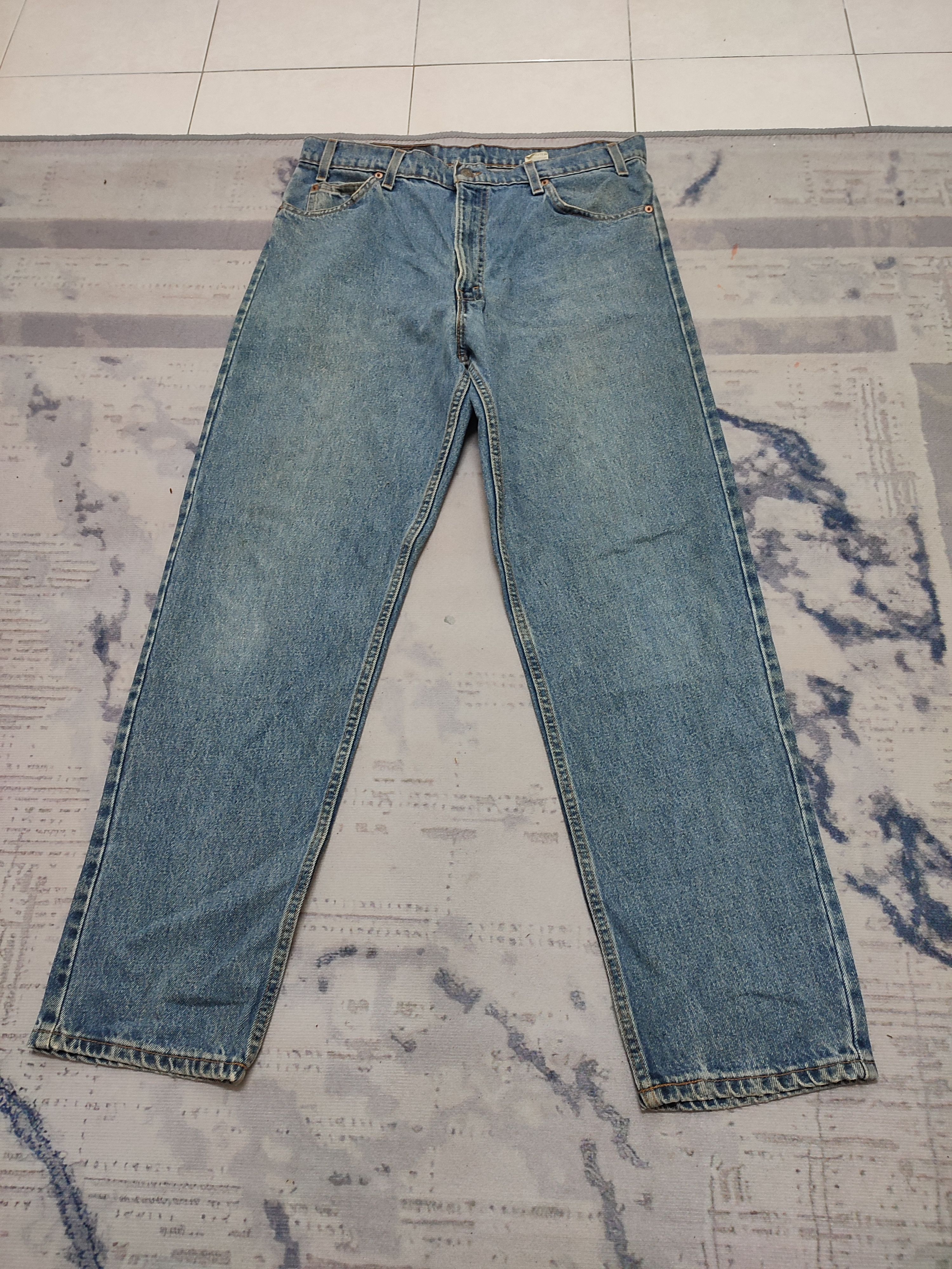 Levi's 💥 Vintage 💥550 Levi's Orange Tag Distressed Denim Size US 36 / EU 52 - 1 Thumbnail