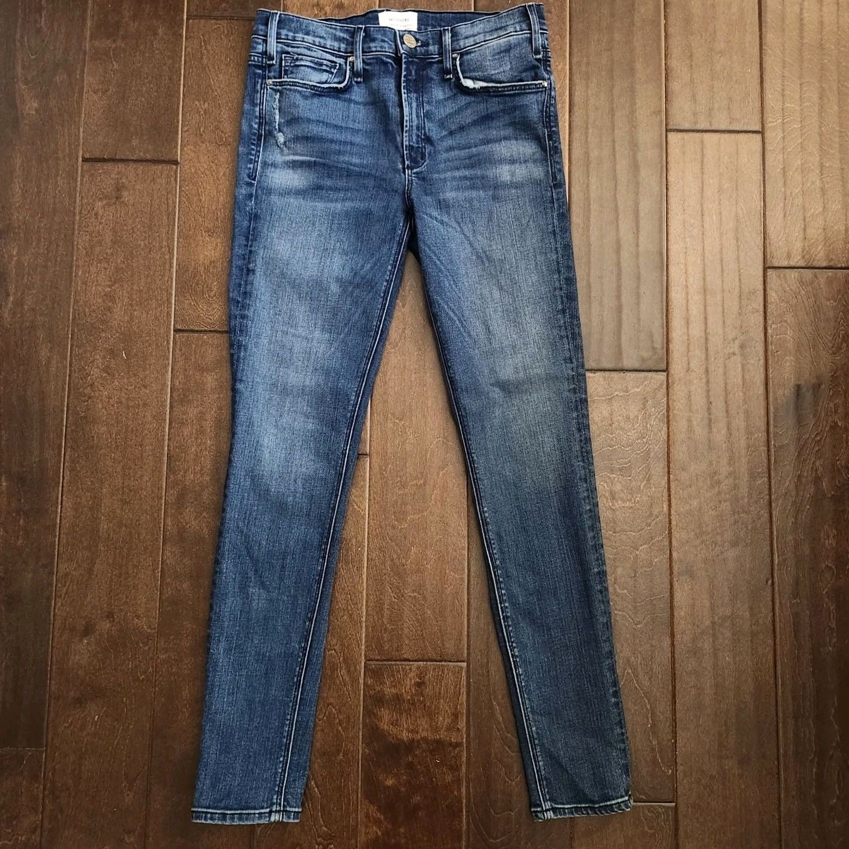 Denime McGuire Jeans Womens 28 Blue Size Skinny Stretch Denim Ankle Crop Size 28" / US 6 / IT 42 - 2 Thumbnail
