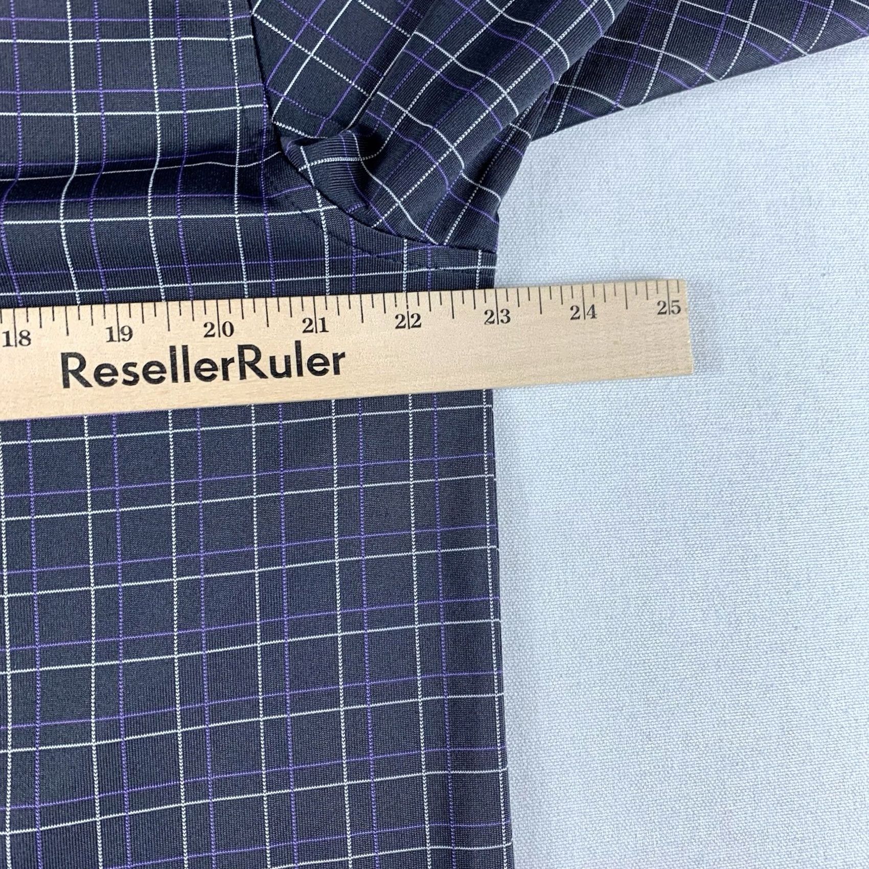 Vintage Walter Hagen Polo Golf Shirt Mens Large Gray check Polyester Short Sleeve Size US L / EU 52-54 / 3 - 3 Thumbnail