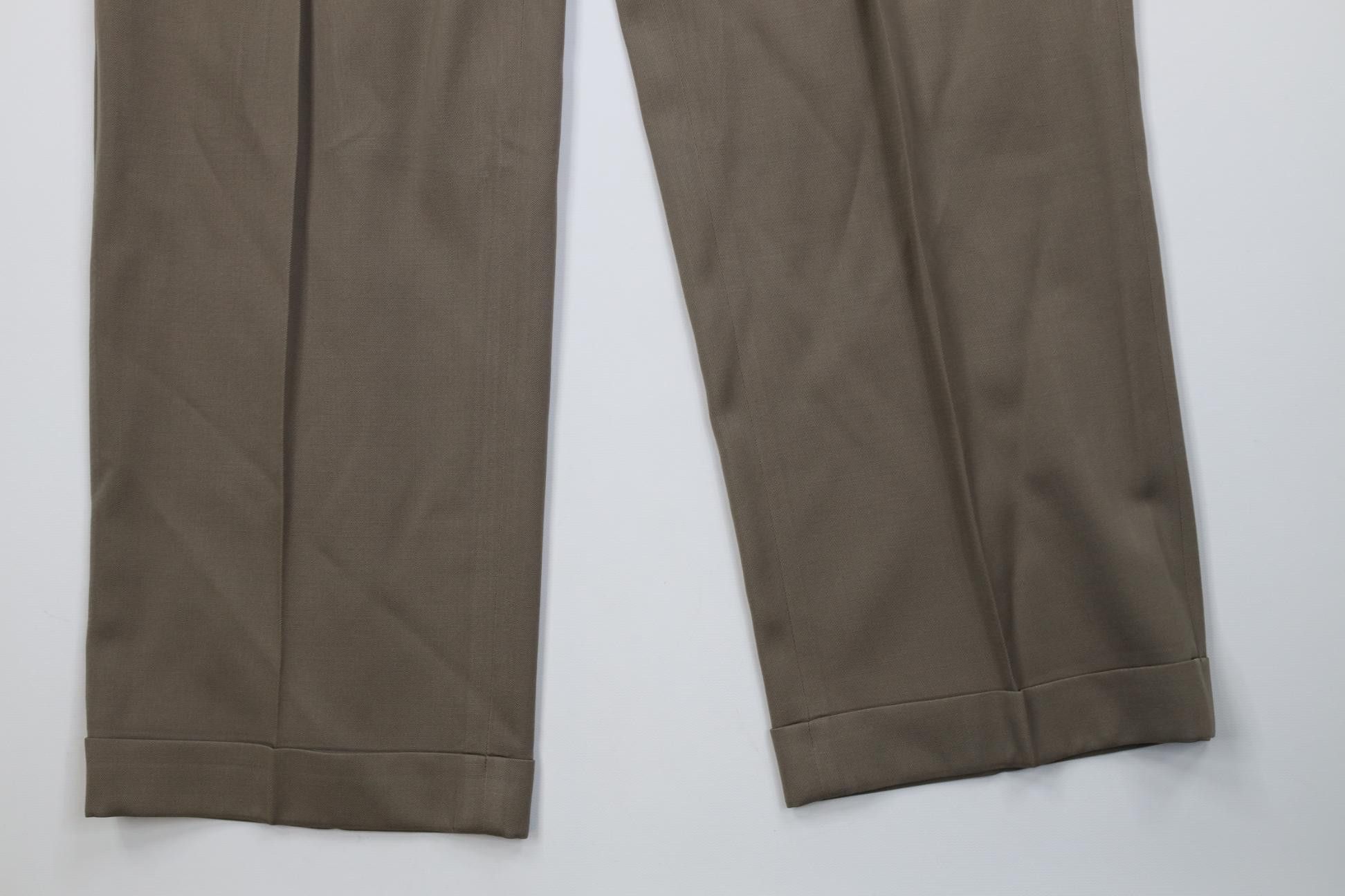 Brooks Brothers Vintage 90s Brooks Brothers Wide Leg Chino Pants Trousers Size US 34 / EU 50 - 4 Thumbnail