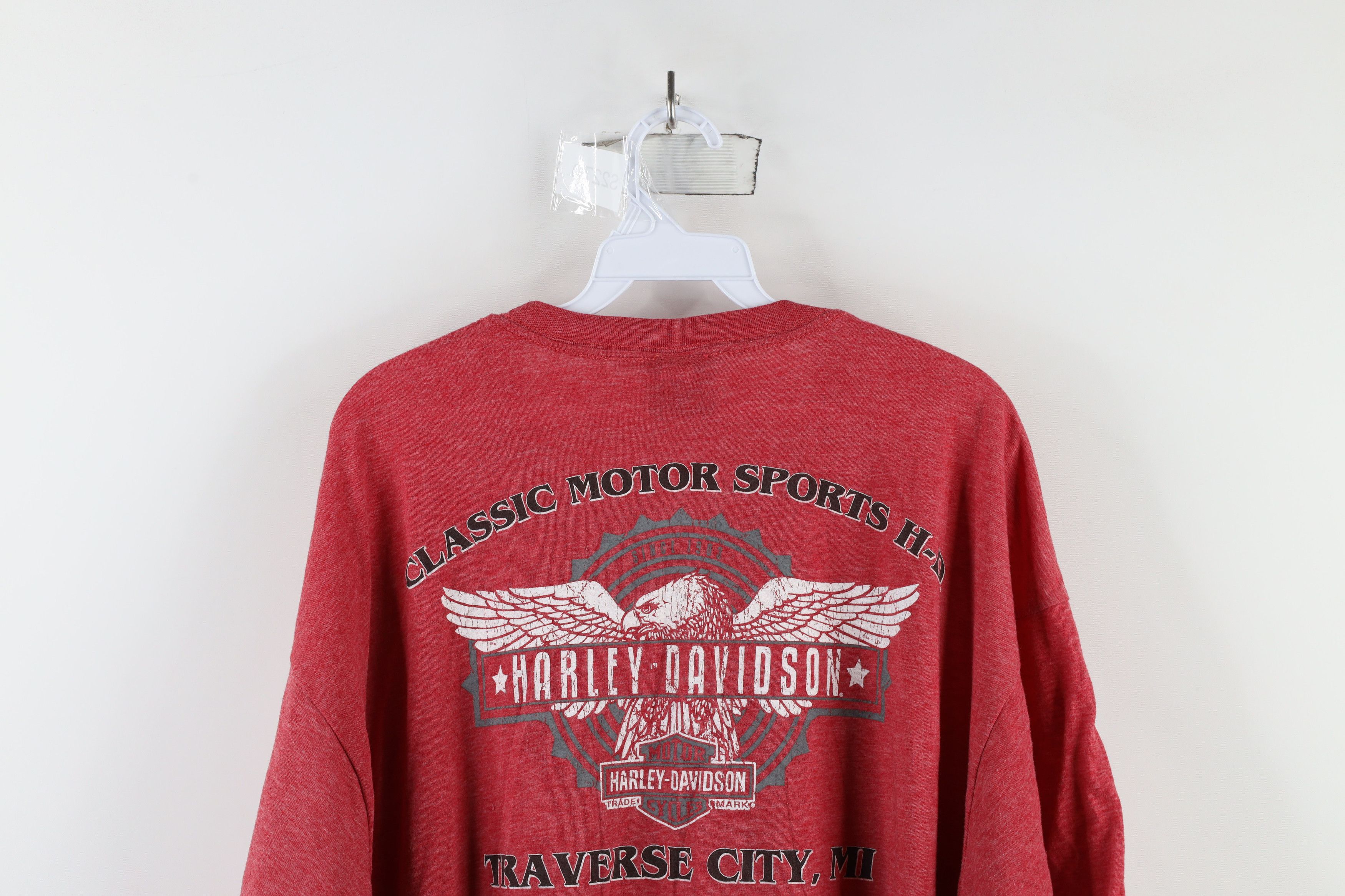 Harley Davidson × Vintage Vintage Y2K Harley Davidson Skull Skeleton Jersey T-Shirt Size US XXL / EU 58 / 5 - 10 Thumbnail