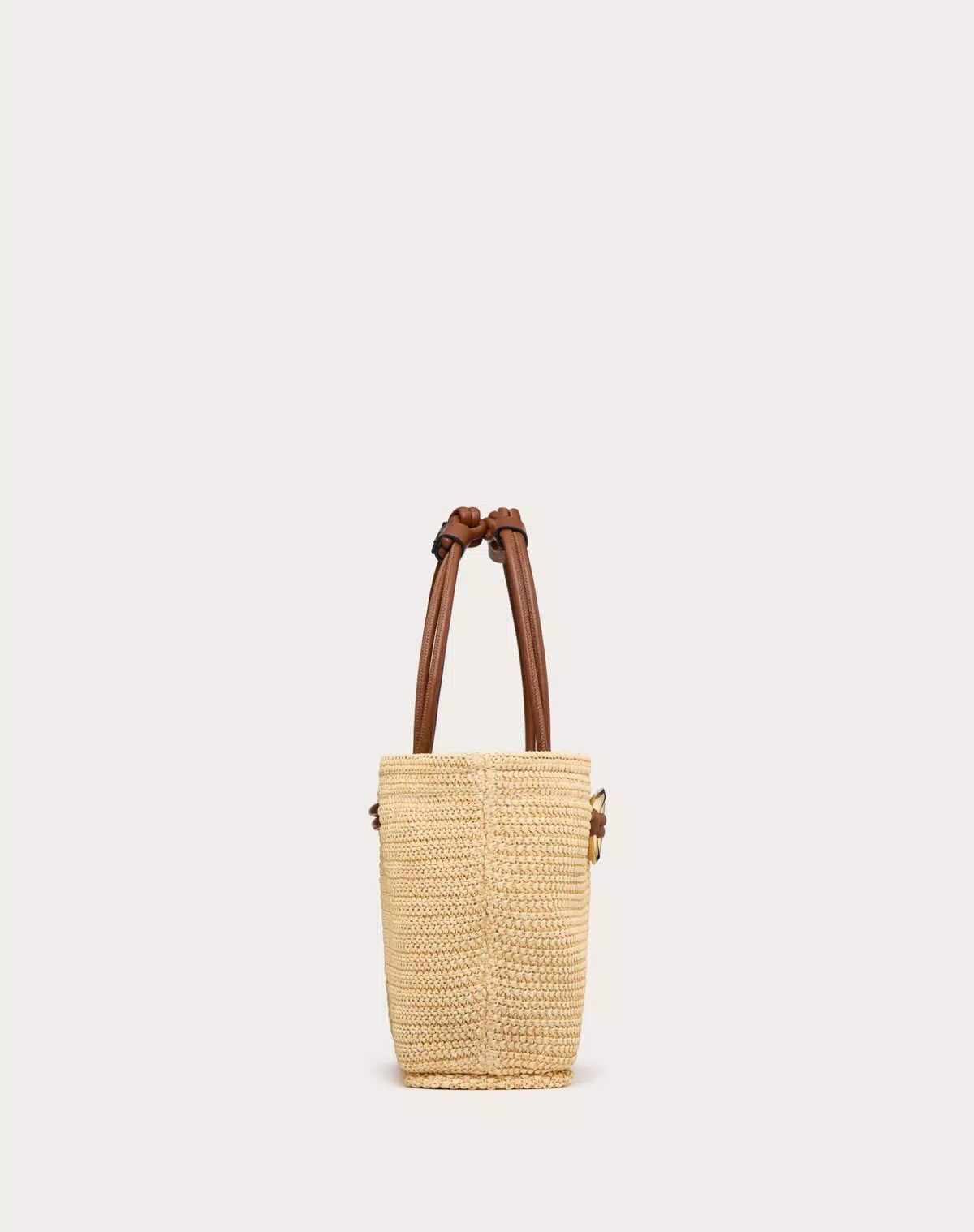 Valentino oc11z0725 Size:OS/Escape Tote Bag In Raffia in Beige Size ONE SIZE - 4 Thumbnail