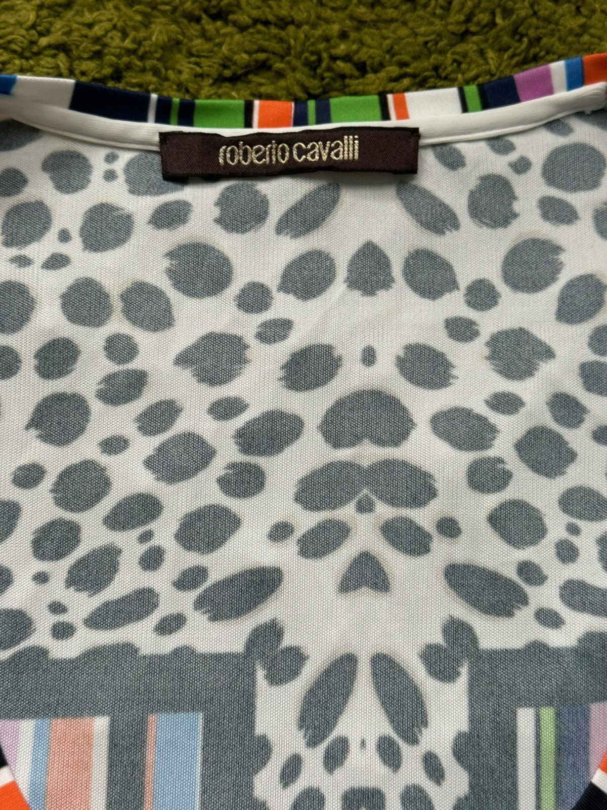 Designer × Just Cavalli × Roberto Cavalli Roberto Cavalli 2000s vintage graphic archive dress Size M / US 6-8 / IT 42-44 - 4 Thumbnail