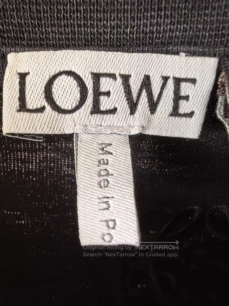 Loewe Loewe Floral logo T-shirt with short sleeves, neckline and Size US L / EU 52-54 / 3 - 3 Thumbnail