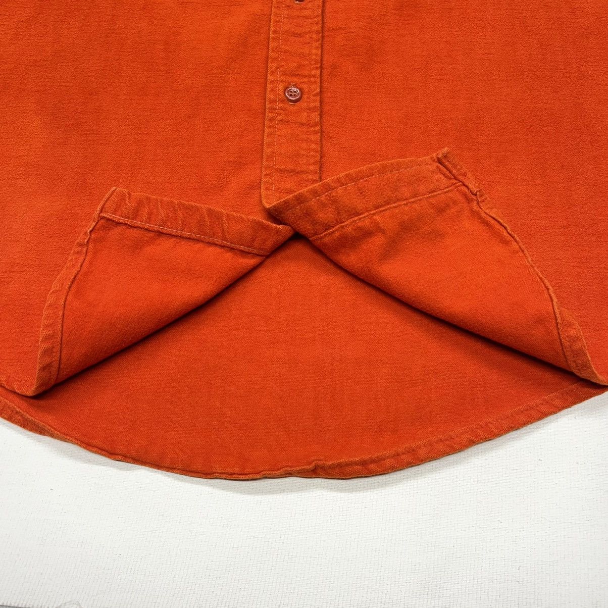 Vintage VTG Mr Leggs Flannel Shirt Orange Chamois Button Up Pocket Size US M / EU 48-50 / 2 - 6 Thumbnail