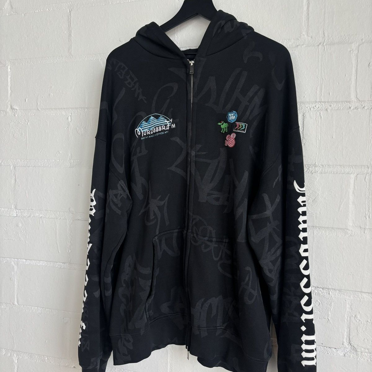 murd333r.fm Black Murd333r.fm Zip Up Jacket Size US XL / EU 56 / 4 - 3 Thumbnail