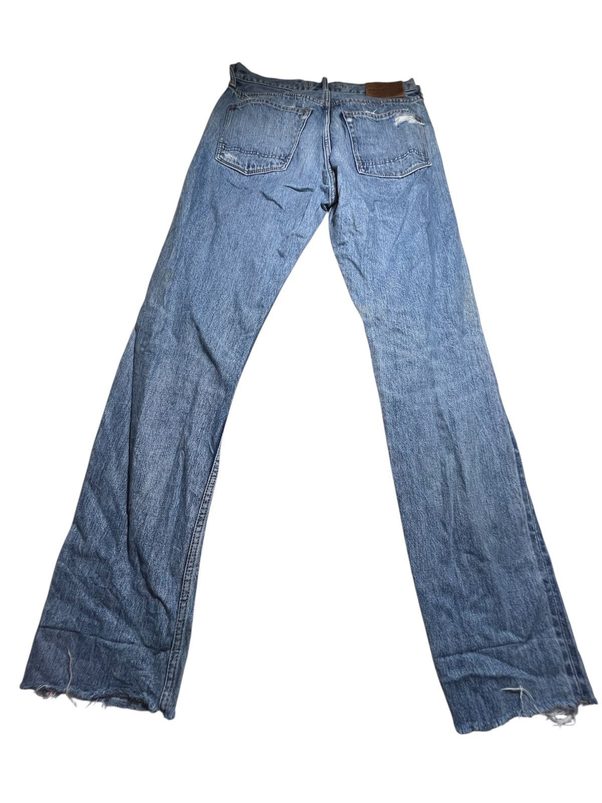 GOA Vintage Goa Selvedge Distressed Denim Size US 31 - 16 Thumbnail