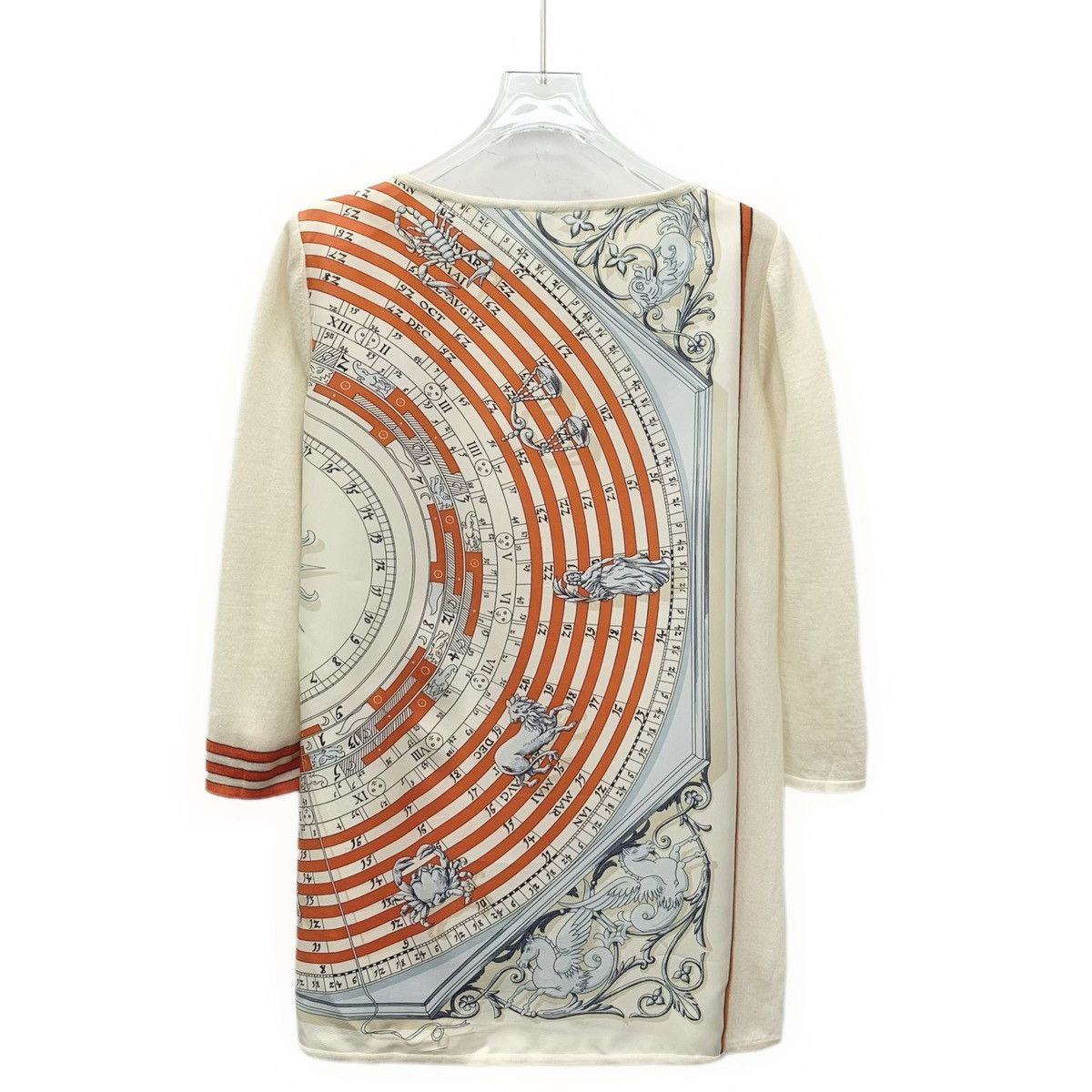 Hermes Hermes Compass Silk Long Sleeve Knit Sweater K26WX Size S / US 4 / IT 40 - 2 Thumbnail