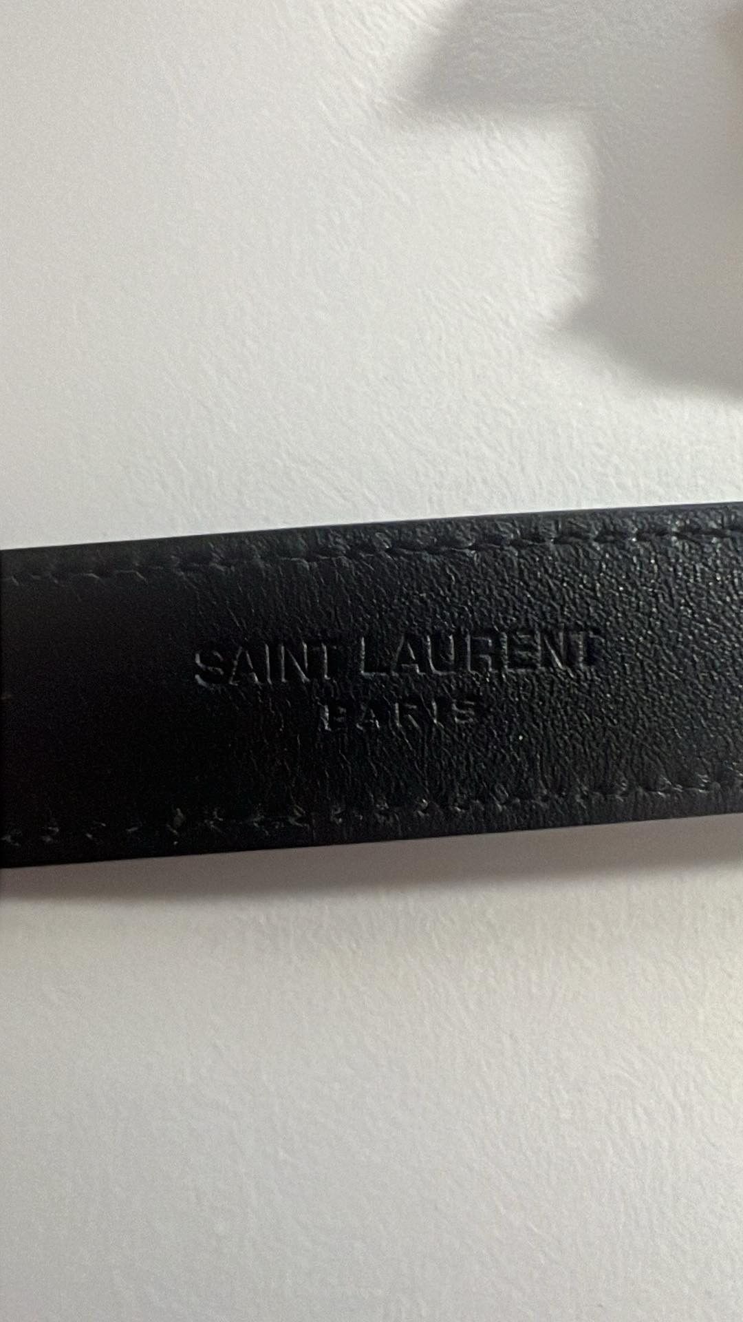 Yves Saint Laurent Saint Laurent YSL-monogram leather belt Size ONE SIZE - 8 Thumbnail