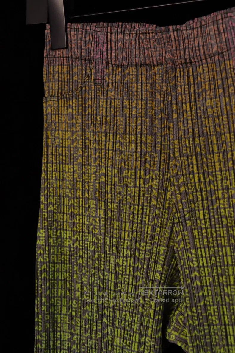 Issey Miyake Issey Miyake size:3 Gradient Letter Pants Size 31" - 3 Thumbnail