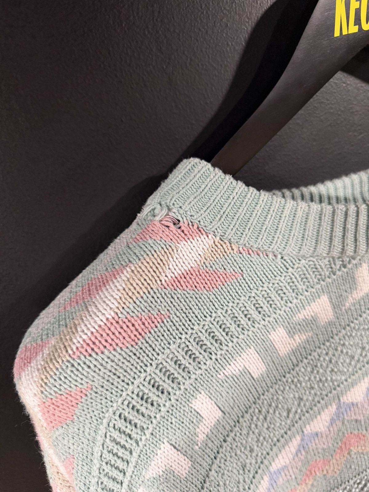 Van Heusen 1980s Vintage Van Heusen Pastel Knit Grunge Dad Sweater XL Size US XL / EU 56 / 4 - 4 Thumbnail