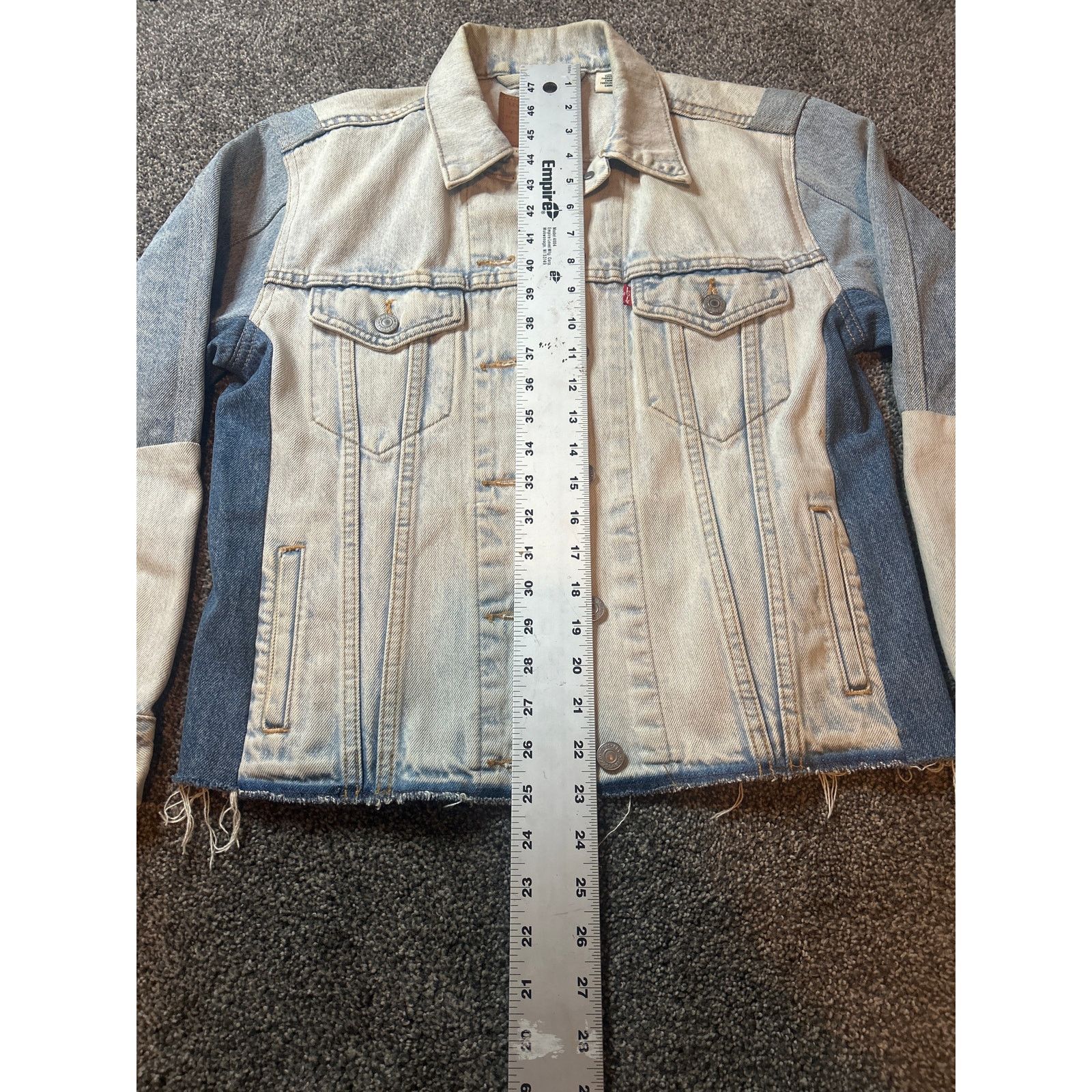 Levi's LEVIS Ex Boyfriend Trucker Jean BANZI Color Blue xs Jacket Size XS / US 0-2 / IT 36-38 - 4 Thumbnail
