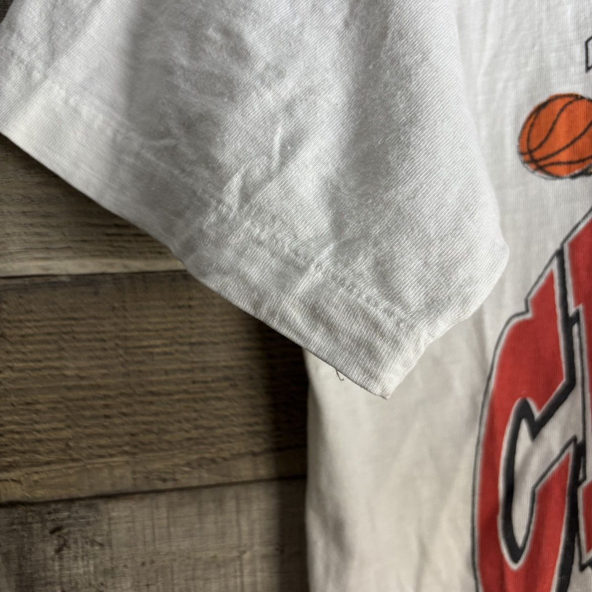 NBA Vintage 1991 Chicago Bulls World Champs Shirt Size US L / EU 52-54 / 3 - 4 Thumbnail