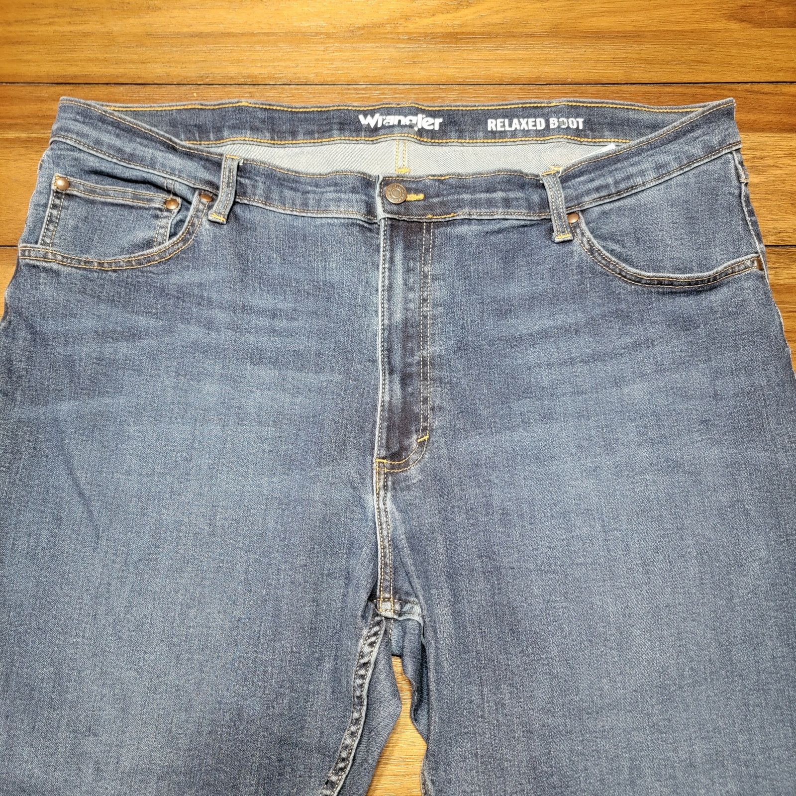 Wrangler Wrangler Relaxed Boot Denim Jeans - Size 42X30 Size US 42 / EU 58 - 2 Thumbnail
