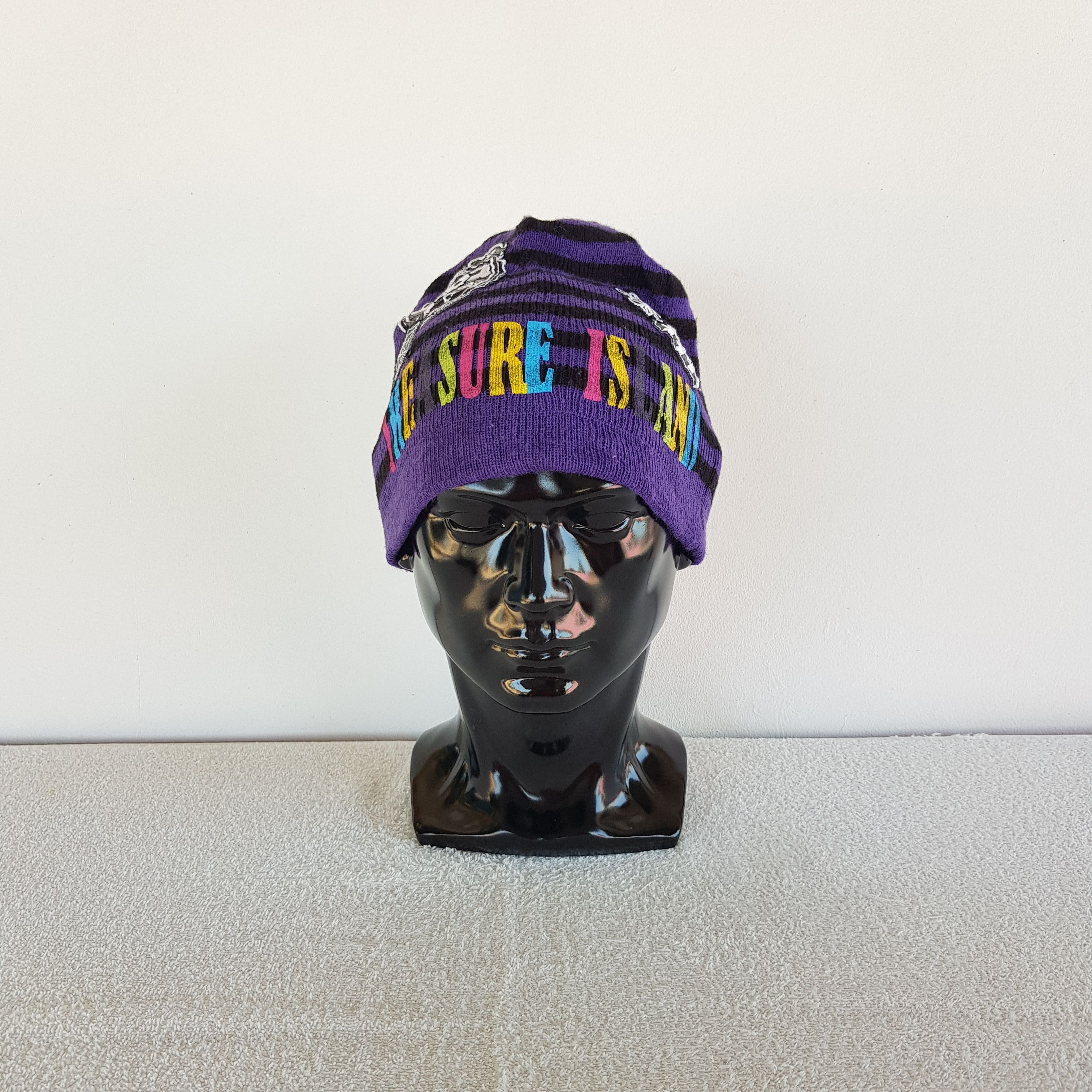 Japanese Brand Vintage Treasure Island Beanie Y2K Skulls Snow Caps Hats Size ONE SIZE - 2 Thumbnail