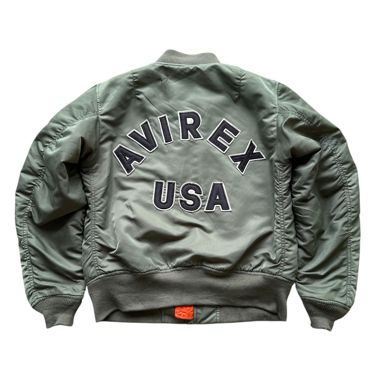 Avirex 🔥 Pick Avirex Usa Flight Bomber Jacket Size US L / EU 52-54 / 3 - 3 Thumbnail