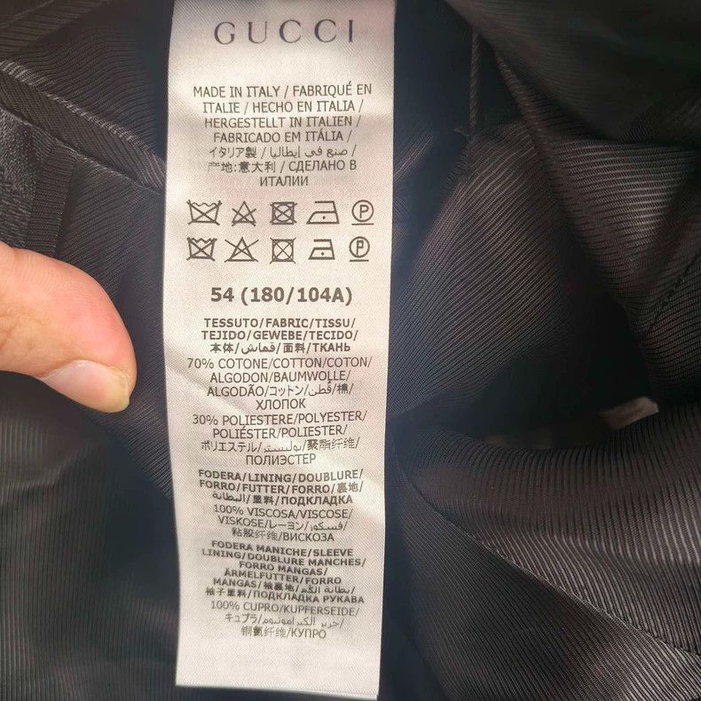 Gucci Gucci Black suit 2502-Nextarrow Size 54R - 5 Thumbnail