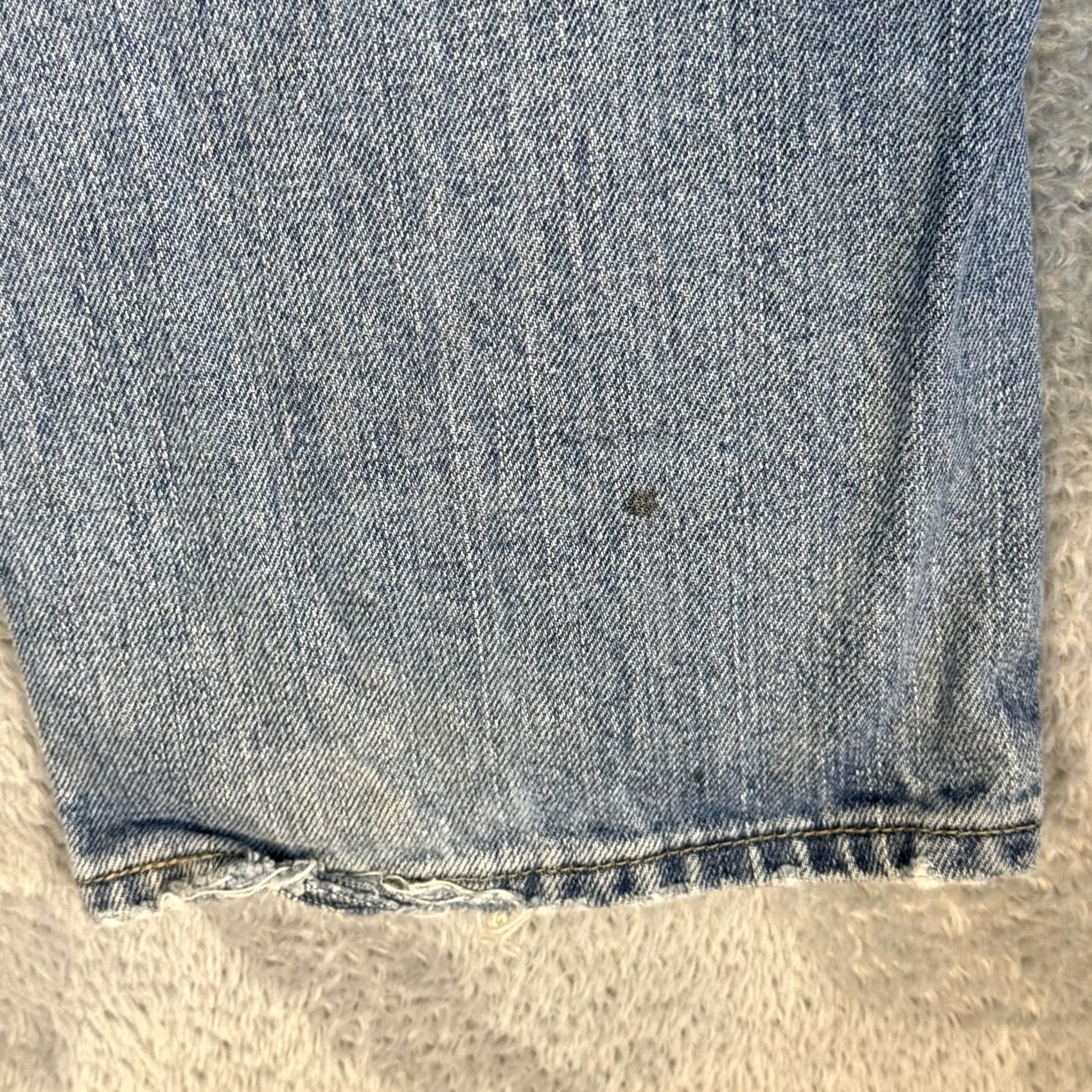 Levi's VINTAGE Levi's 505 Jeans Mens 33x30 Blue Regular Fit Straight Denim Light Wash Size US 33 - 4 Thumbnail