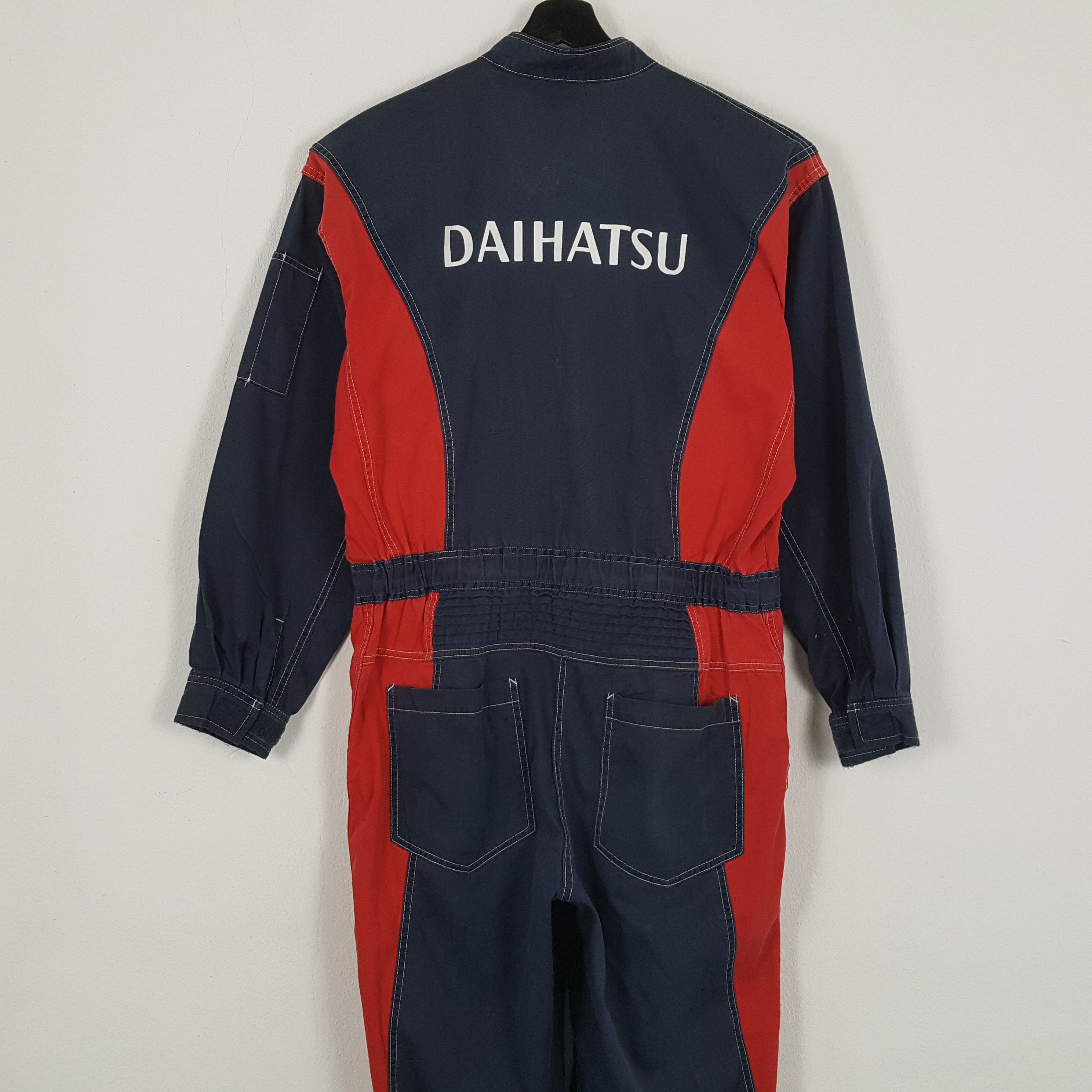 Vintage DAIHATSU Japanese Motorsports Workwear Coverall Jacket Size US XL / EU 56 / 4 - 2 Thumbnail