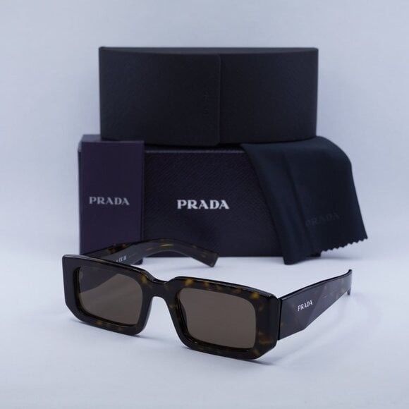 Prada New Prada PR06YS 2AU8C1 Sunglasses - Havana Frame Size ONE SIZE - 10 Thumbnail
