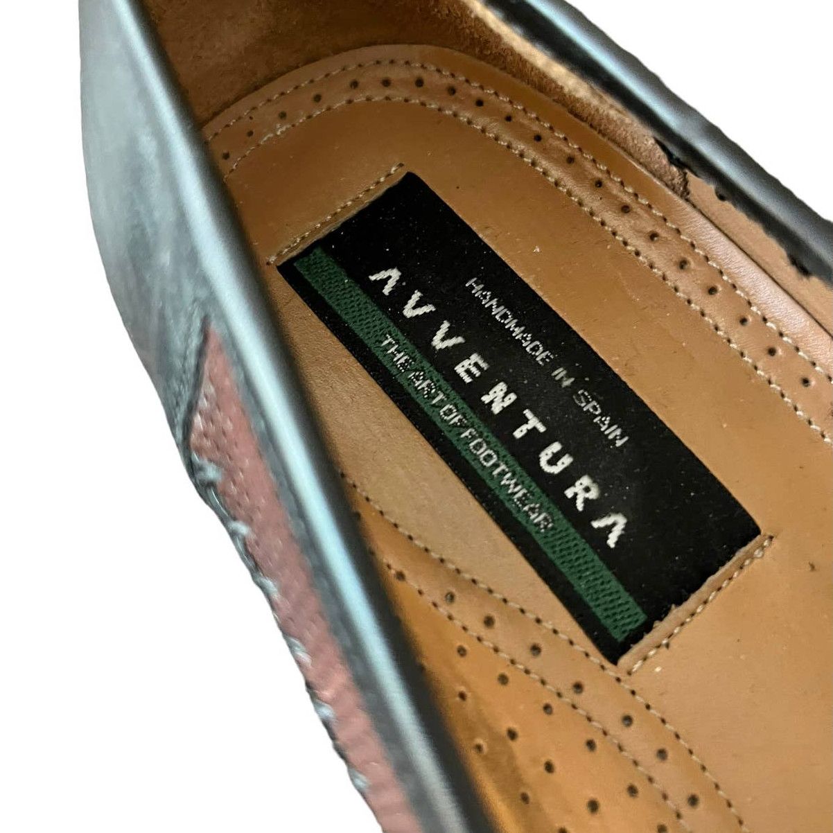 Vintage Vintage Avventura Brown & Black Leather Loafer Size 9.5M Size US 9.5 / EU 42-43 - 4 Thumbnail