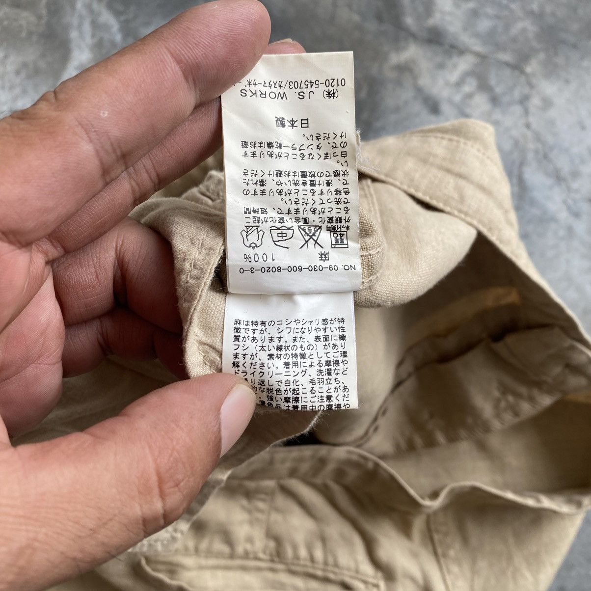 If Six Was Nine × Journal Standard × Le Grande Bleu (L.G.B.) Vintage Y2K Journal Standard Linen Baker Pants w30 Size US 30 / EU 46 - 9 Thumbnail