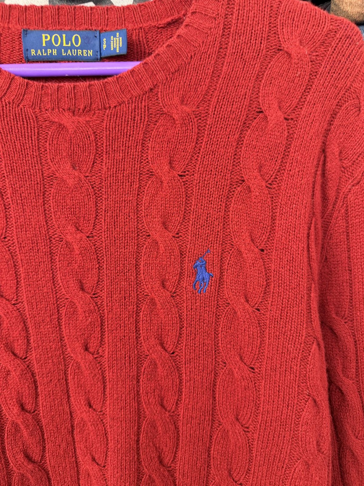 Polo Ralph Lauren Polo Ralph Lauren Cable Knit Sweater Size US S / EU 44-46 / 1 - 7 Thumbnail