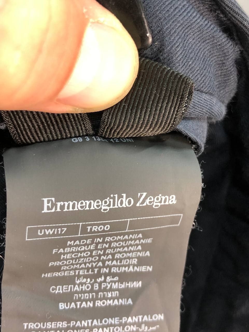 Ermenegildo Zegna Ermenegildo Zegna mens pants regular fit EU 54 / W 38 Size US 38 / EU 54 - 12 Thumbnail