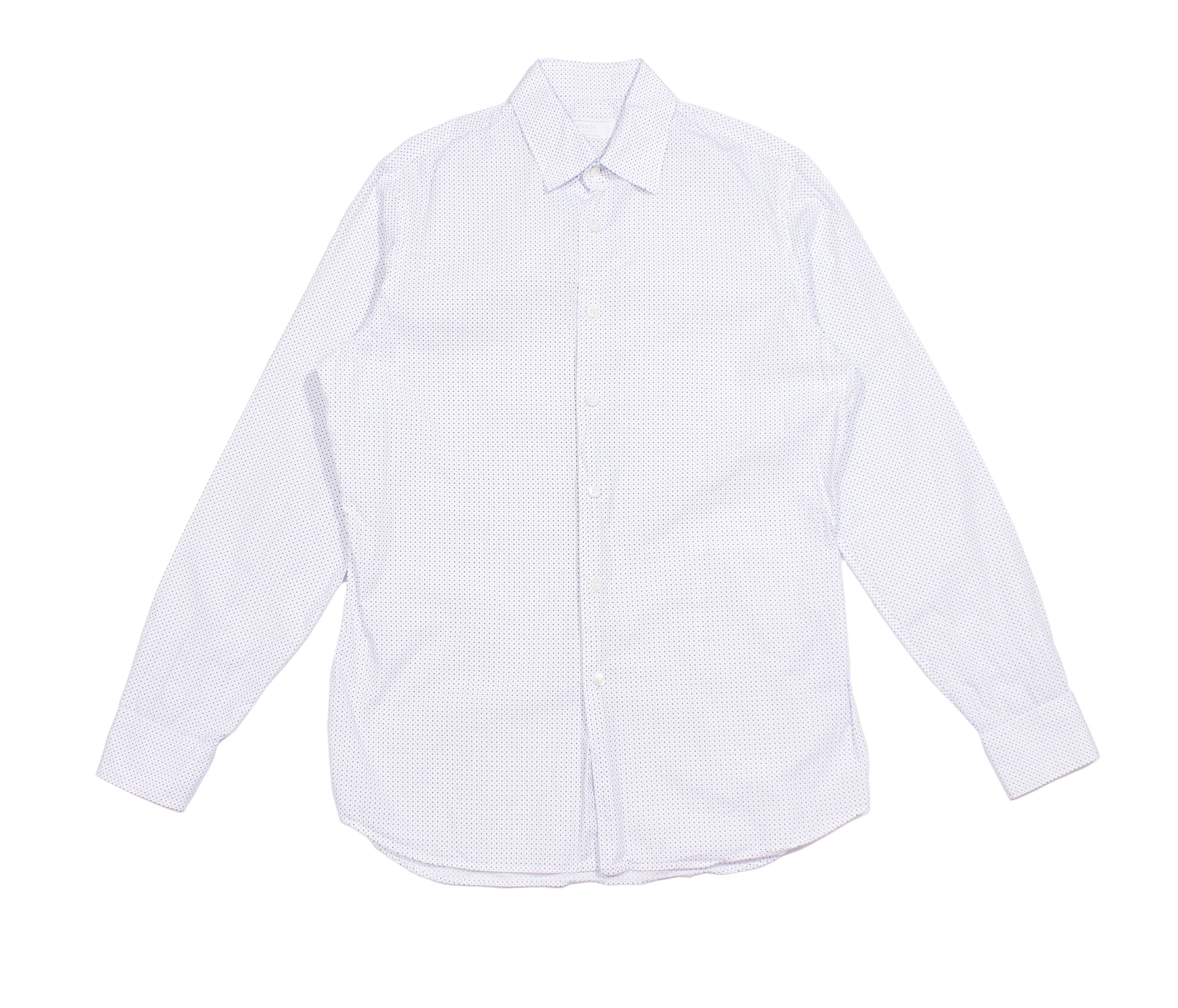Prada SS2012 Squares Monogram Dress Shirt Size US M / EU 48-50 / 2 - 1 Thumbnail