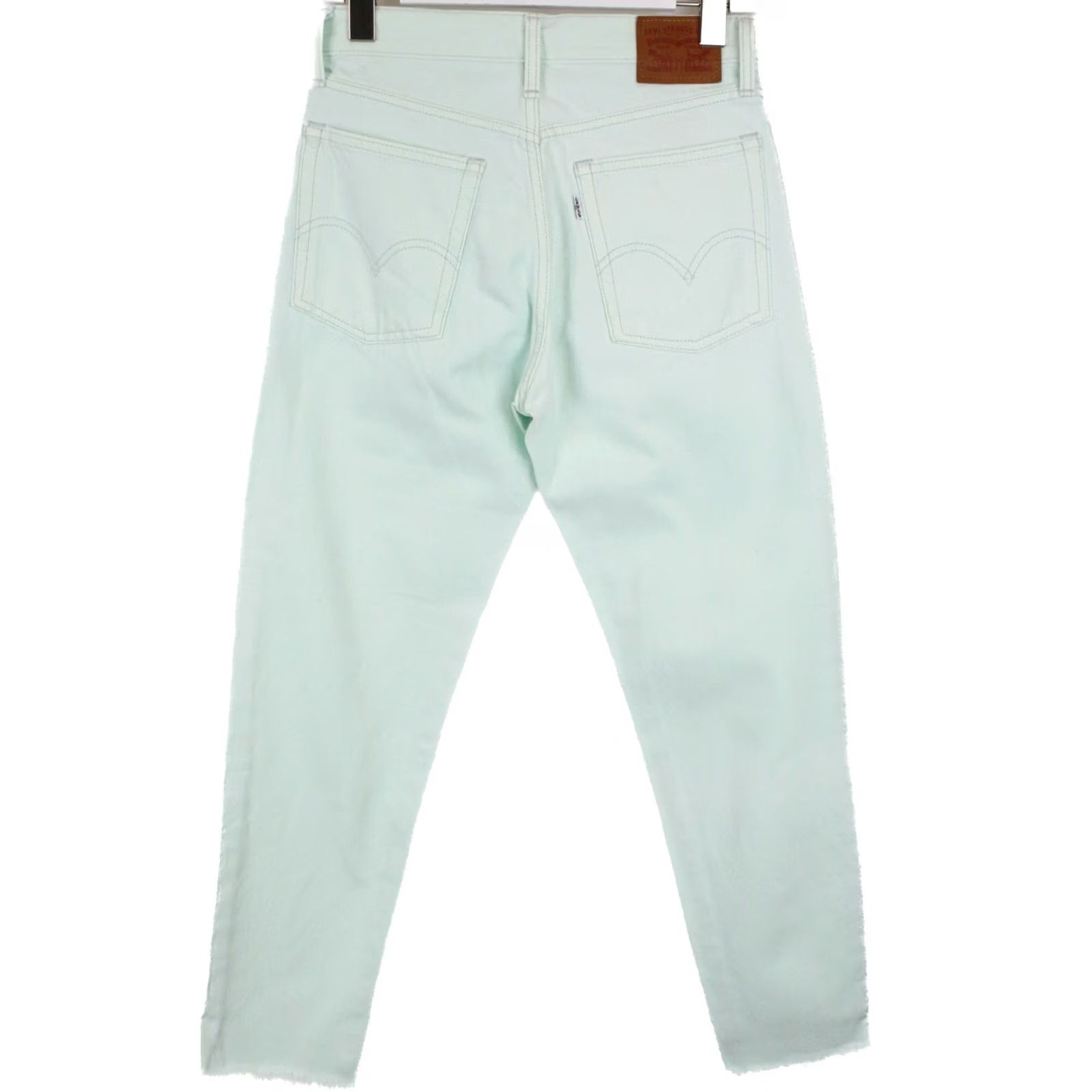 Levi's Levi's Women's Jeans W26 Slim Fit Button Mint Green 22861 Distressed Size 26" / US 2 / IT 38 - 2 Thumbnail
