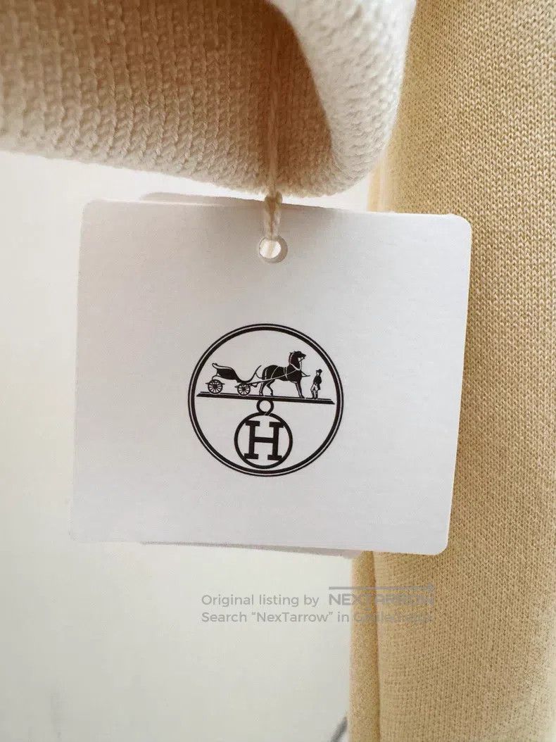 Hermes Hermes White and yellow print jacket Size XXS / US 00 / IT 34 - 5 Thumbnail