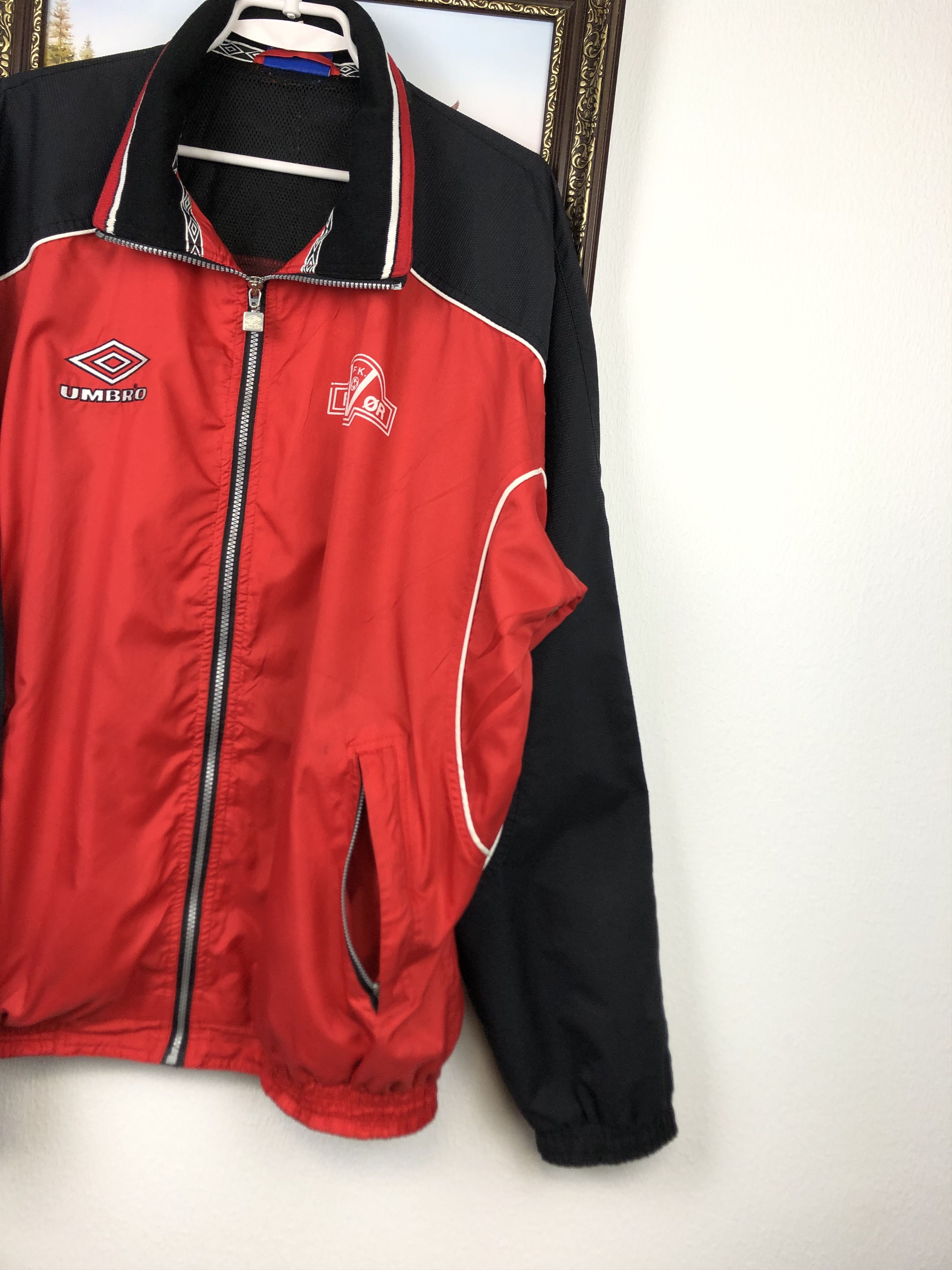 Umbro Vintage Umbro FK Arendal Football Jacket Soccer Track Top Size US XXL / EU 58 / 5 - 3 Thumbnail