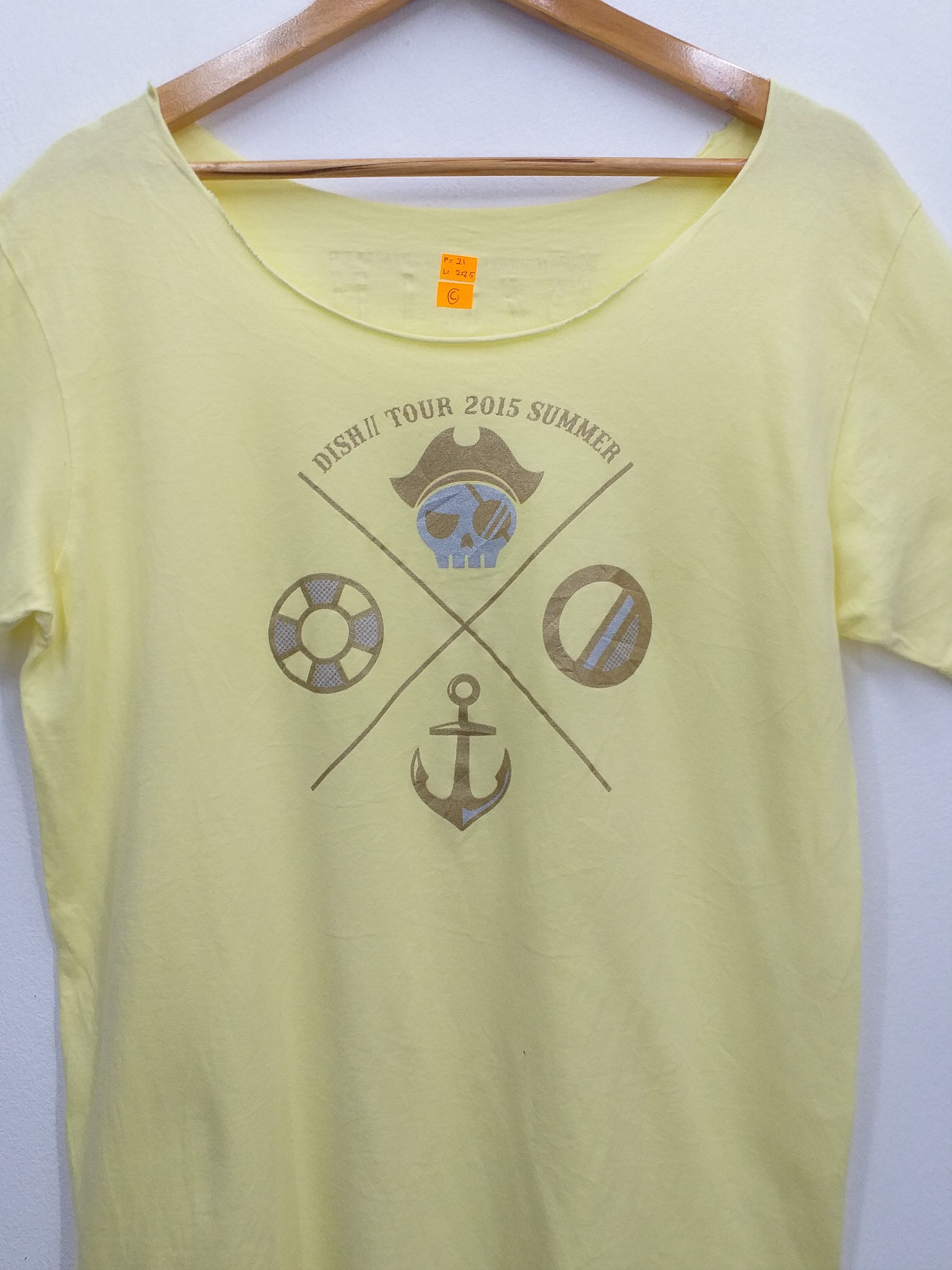 Japanese Brand Dish Tour 2015 Summer D//Kin Large T-Shirt -C078 Size US L / EU 52-54 / 3 - 3 Thumbnail