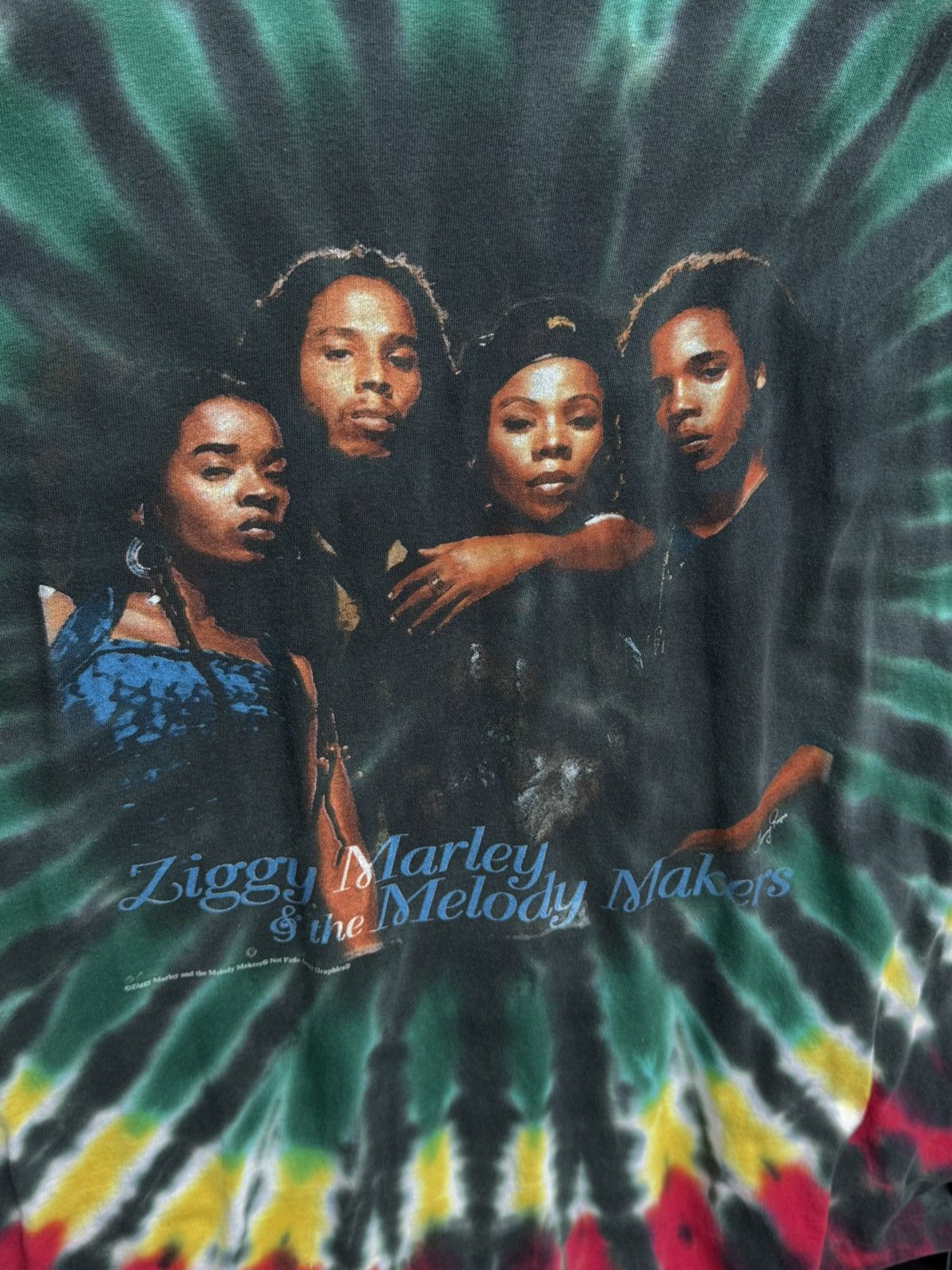 Vintage 💥Ziggy Marley & The Melody Makers 1995 tour T-Shirt Size US XXL / EU 58 / 5 - 4 Thumbnail