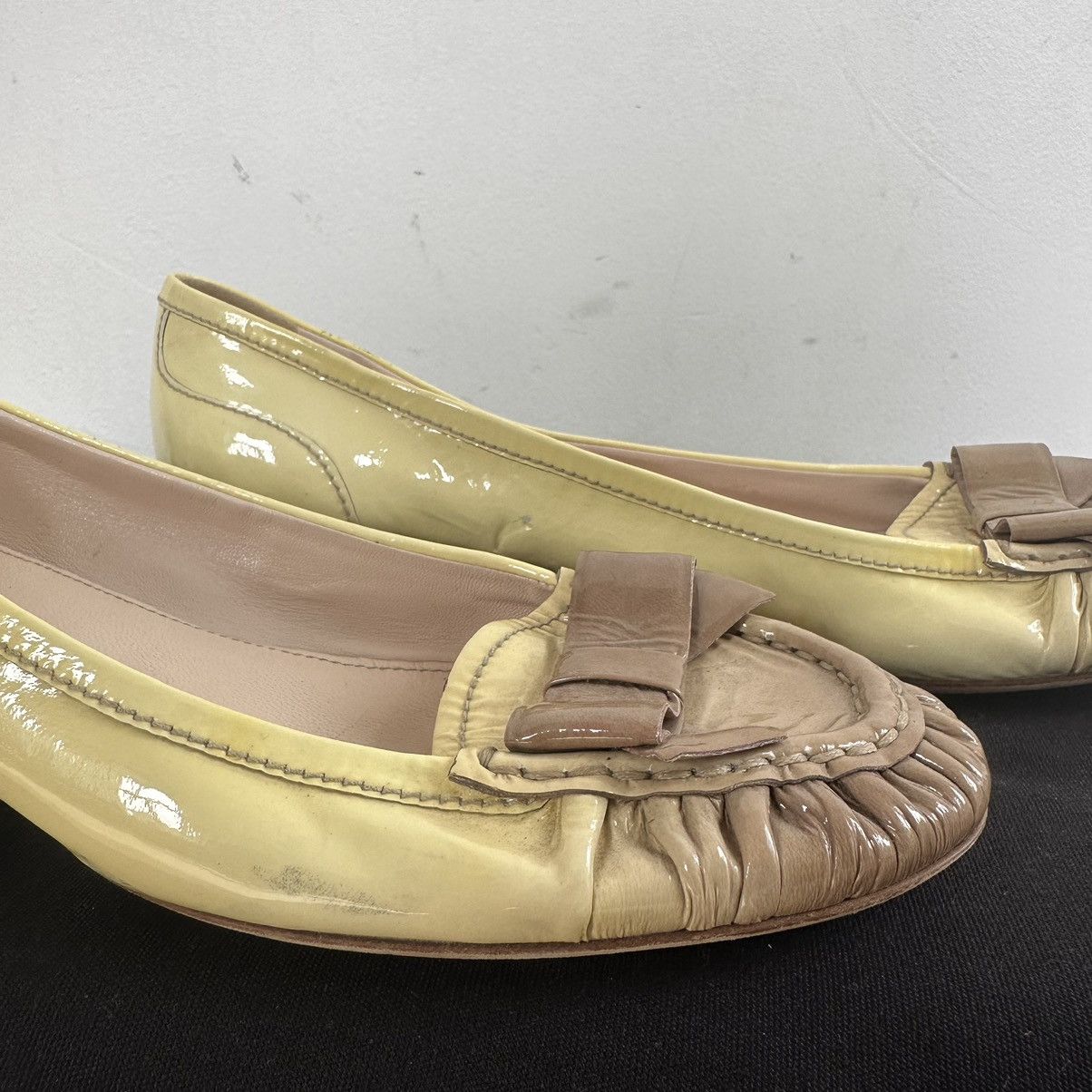 Prada Prada small heel Ballet Flats Shoes Vintage 2000s Retro Rare Size US 8 / IT 38 - 11 Thumbnail
