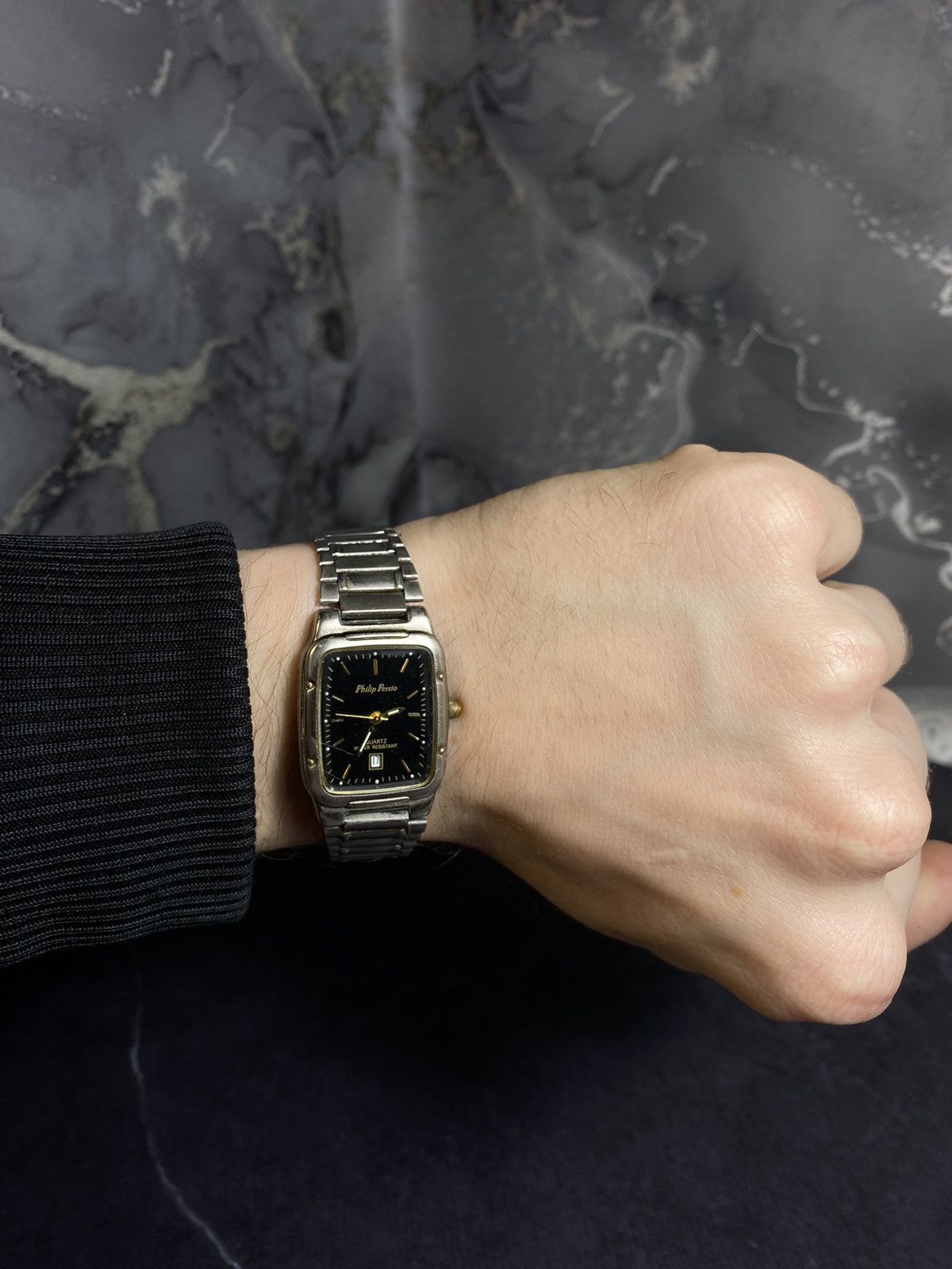 Vintage Retro Philip Persio Vintage Quartz Watch Japanese Brand Size ONE SIZE - 2 Thumbnail