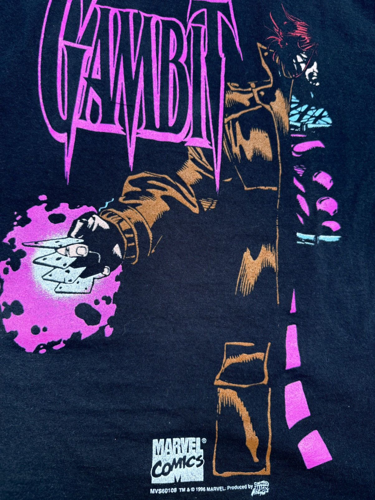 Marvel Comics × Vintage Vintage Marvel Comics Gambit Size US XL / EU 56 / 4 - 2 Thumbnail