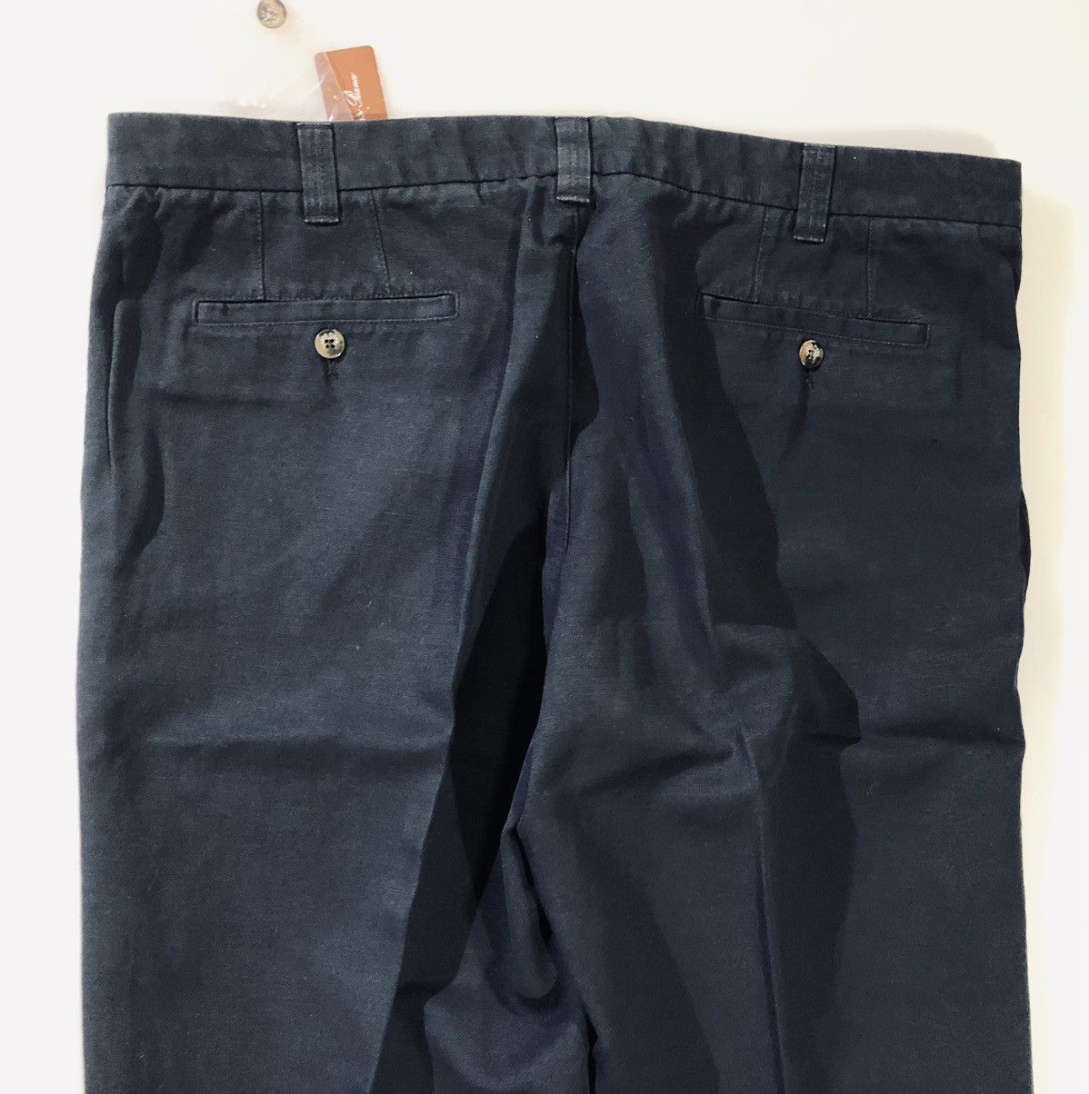 Loro Piana Loro Piana 🇮🇹 navy four pocket linen/cotton pant 56 new Size US 39 - 10 Thumbnail