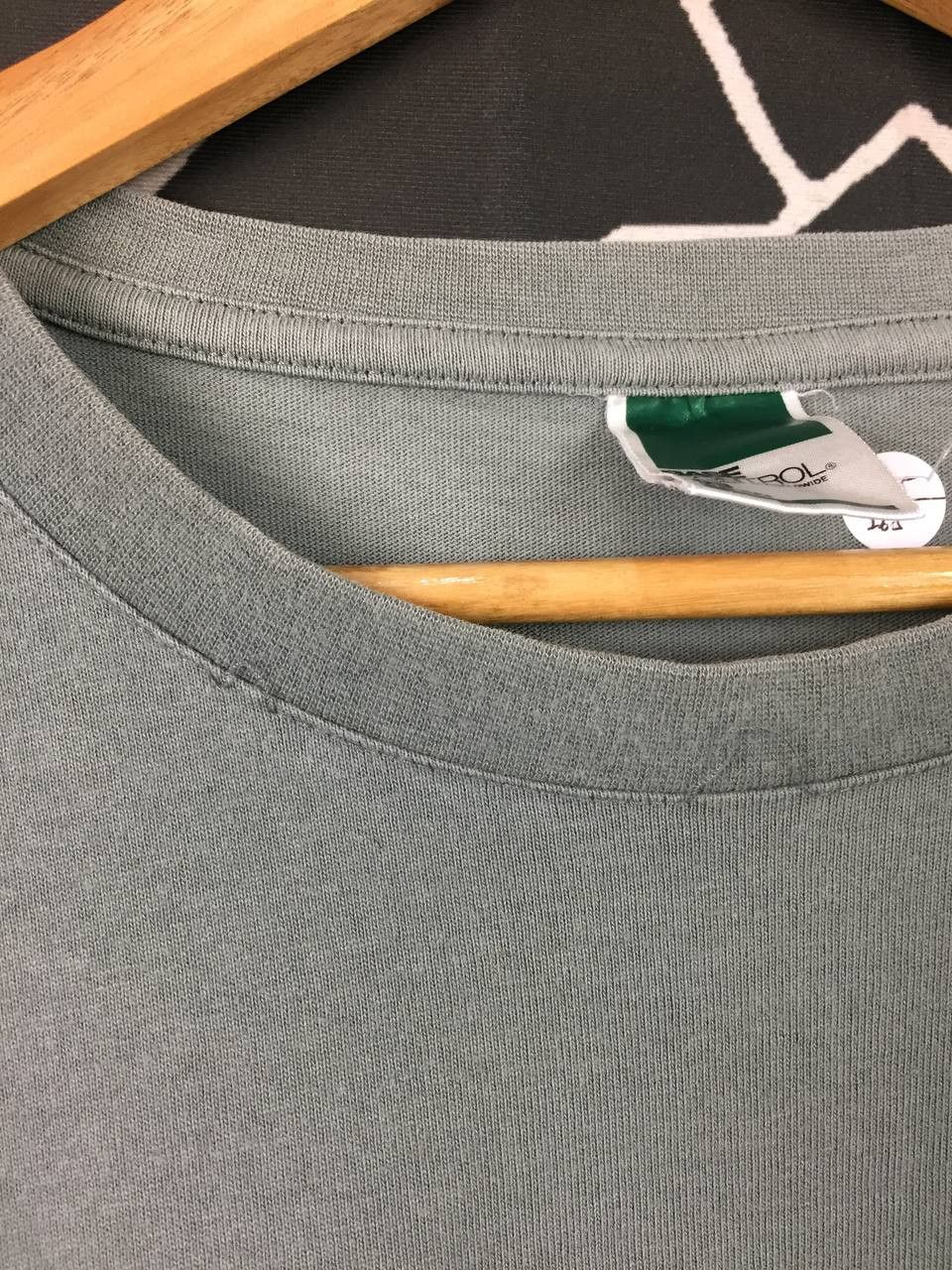 BASE CONTROL Base Control Japan Sage Green Usual Wear Pocket Tee Size US L / EU 52-54 / 3 - 4 Thumbnail