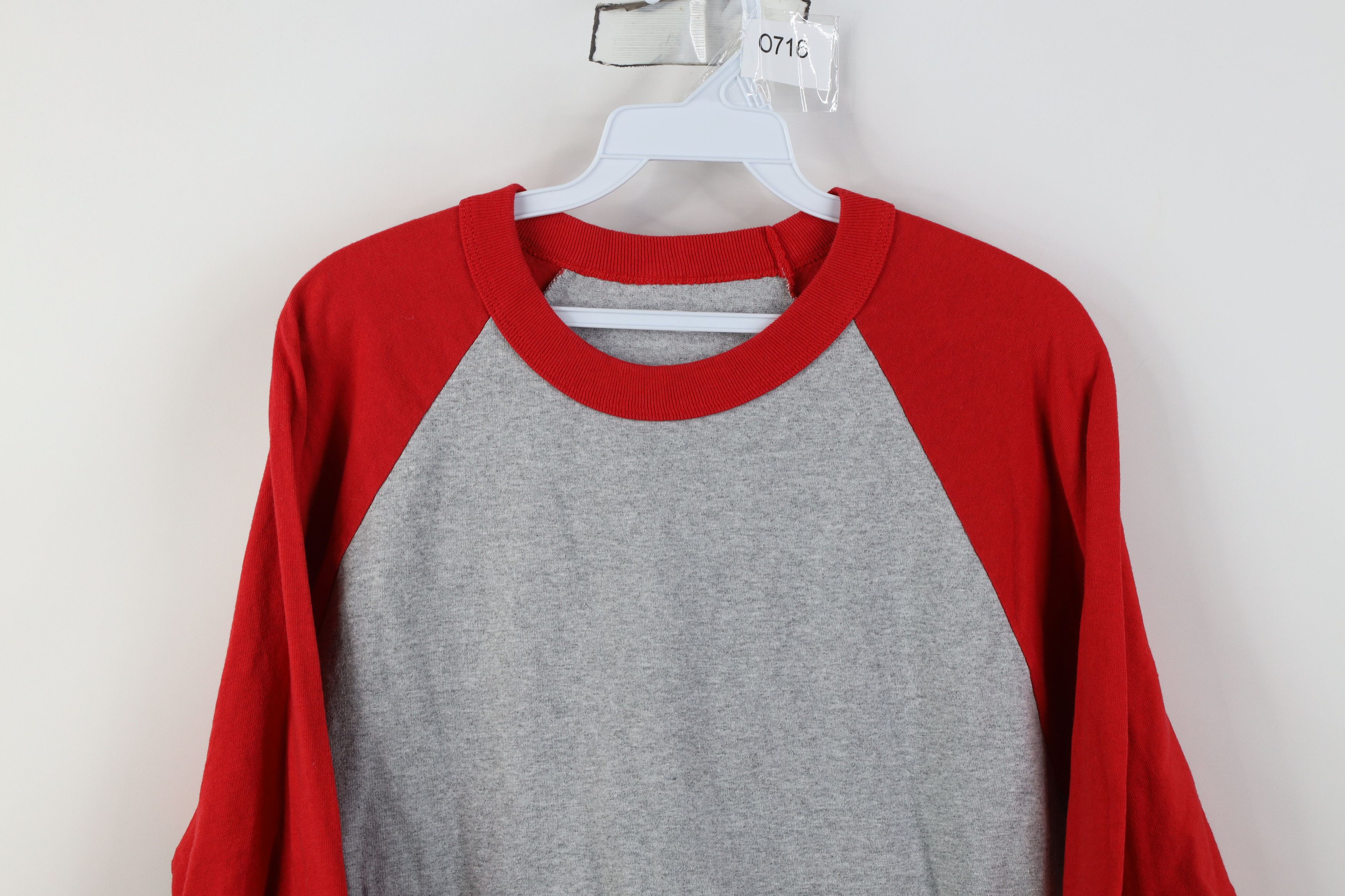 Vintage Vintage 90s Streetwear 3/4 Sleeve Baseball Raglan T-Shirt Size US S / EU 44-46 / 1 - 2 Thumbnail