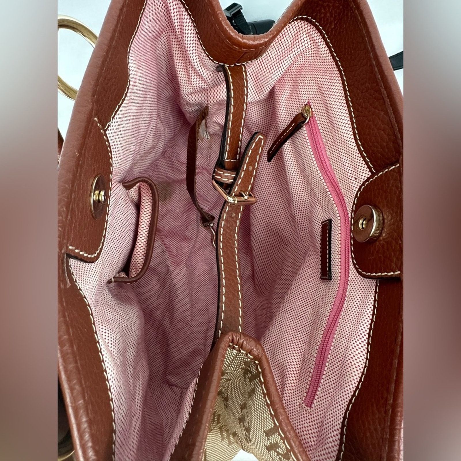 Dooney & Bourke Dooney & Bourke Monogrammed Collection Tote Bag Size ONE SIZE - 9 Thumbnail