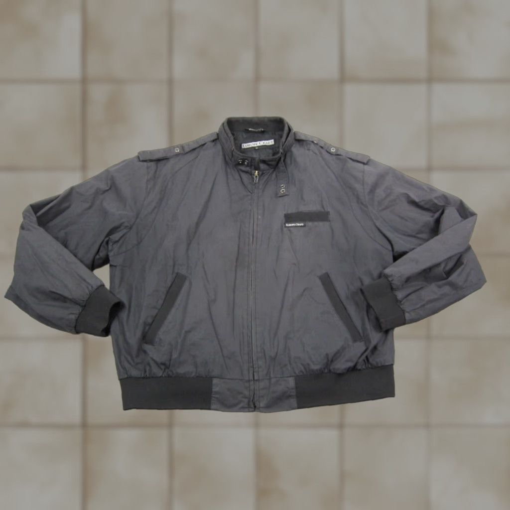 Vintage VINTAGE Europe Craft Jacket Mens XL Black Motorcycle 80s Cafe Racer | Motorcycle Jacket | Europe Craft Jacket | XL Black | 80s Biker Theme Mens Size US XL / EU 56 / 4 - 1 Thumbnail