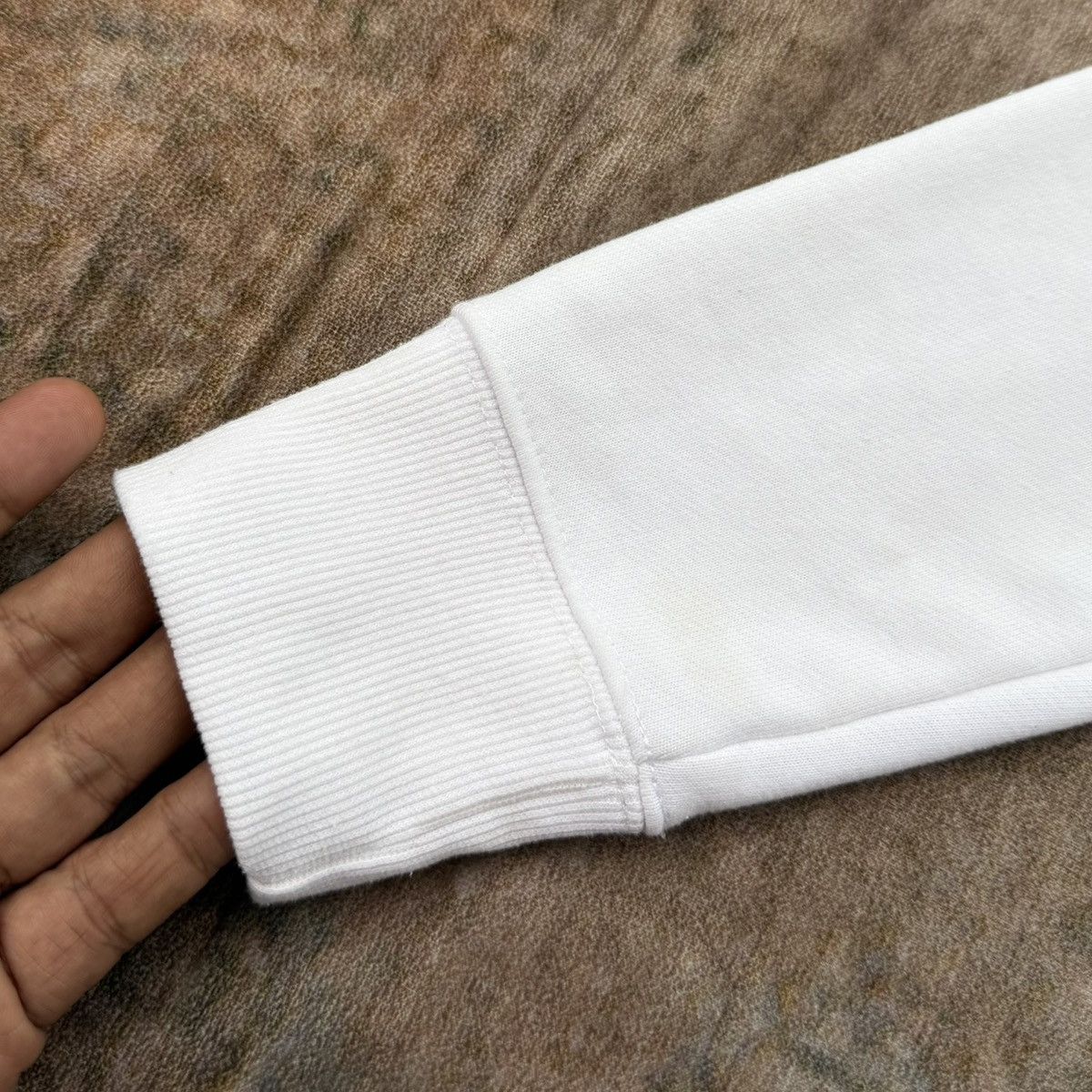 Number (N)ine NUMBER (N)INE Denim Spellout White Crewneck Size US S / EU 44-46 / 1 - 11 Thumbnail