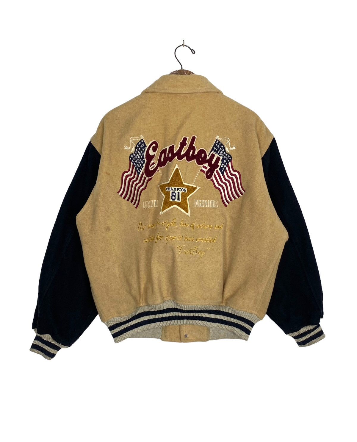 Vintage Rare‼️ Vintage Eastboy Boston Usa Champion 81 Wool Varsity Size US M / EU 48-50 / 2 - 1 Thumbnail