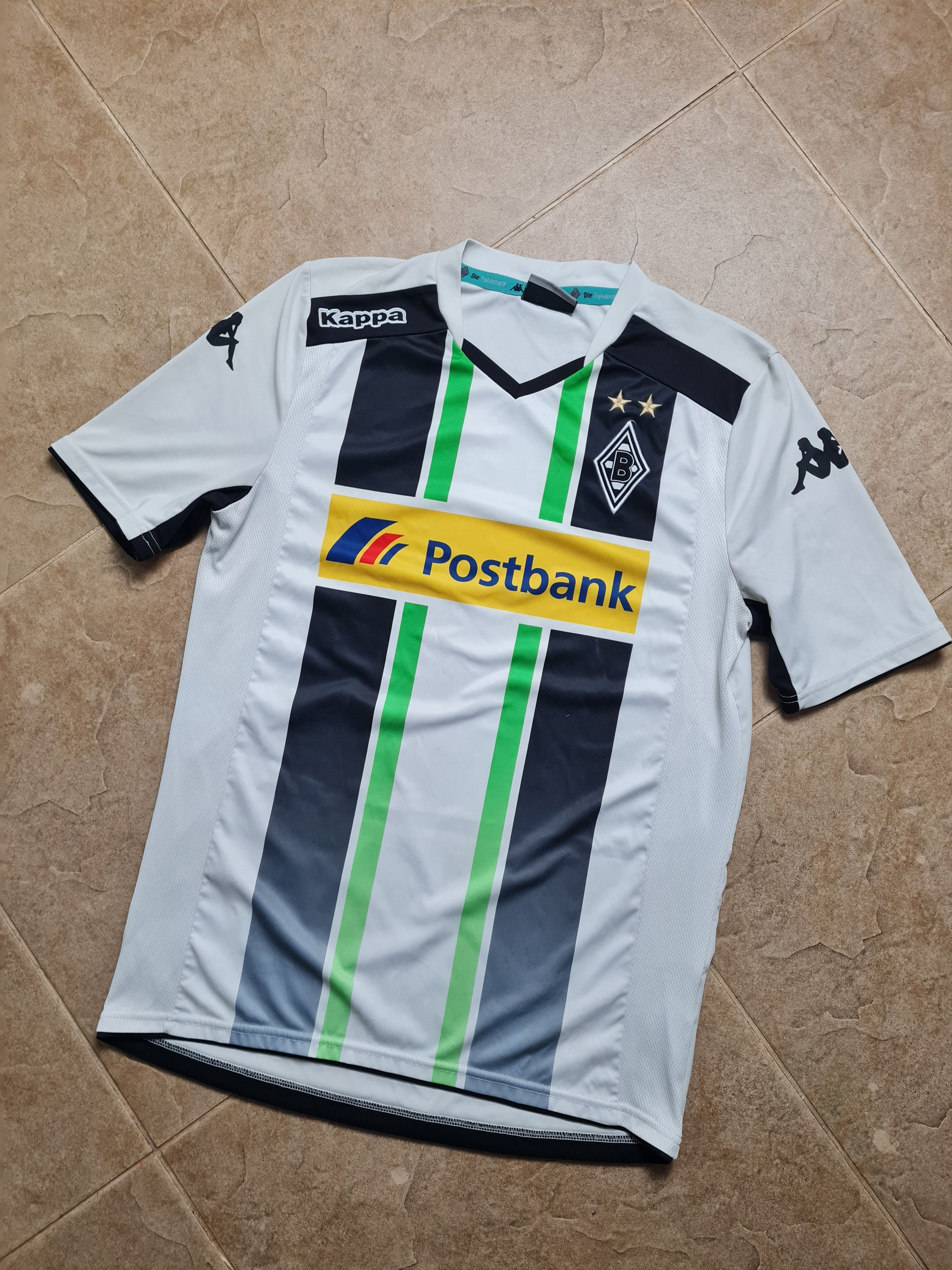 Kappa KAPPA BORUSSIA MONCHENGLADBACH 2015/2016 HOME FOOTBALL SHIRT Size US S / EU 44-46 / 1 - 6 Thumbnail