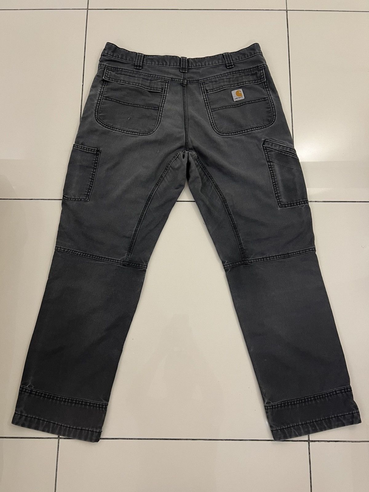 Carhartt Carhartt Relaxed Fit Staight Cargo Black (W38XL32) Size US 38 / EU 54 - 3 Thumbnail