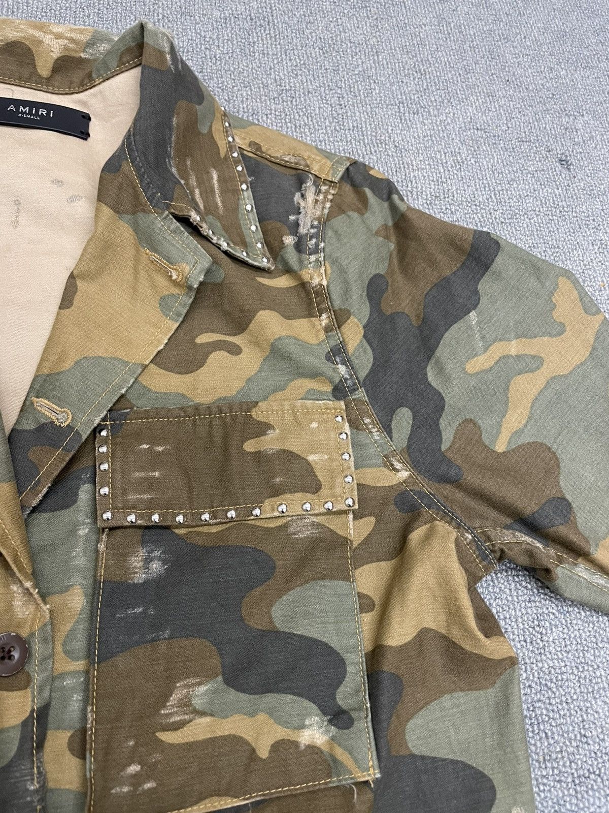 Amiri Amiri Camo Jacket Size US XS / EU 42 / 0 - 4 Thumbnail